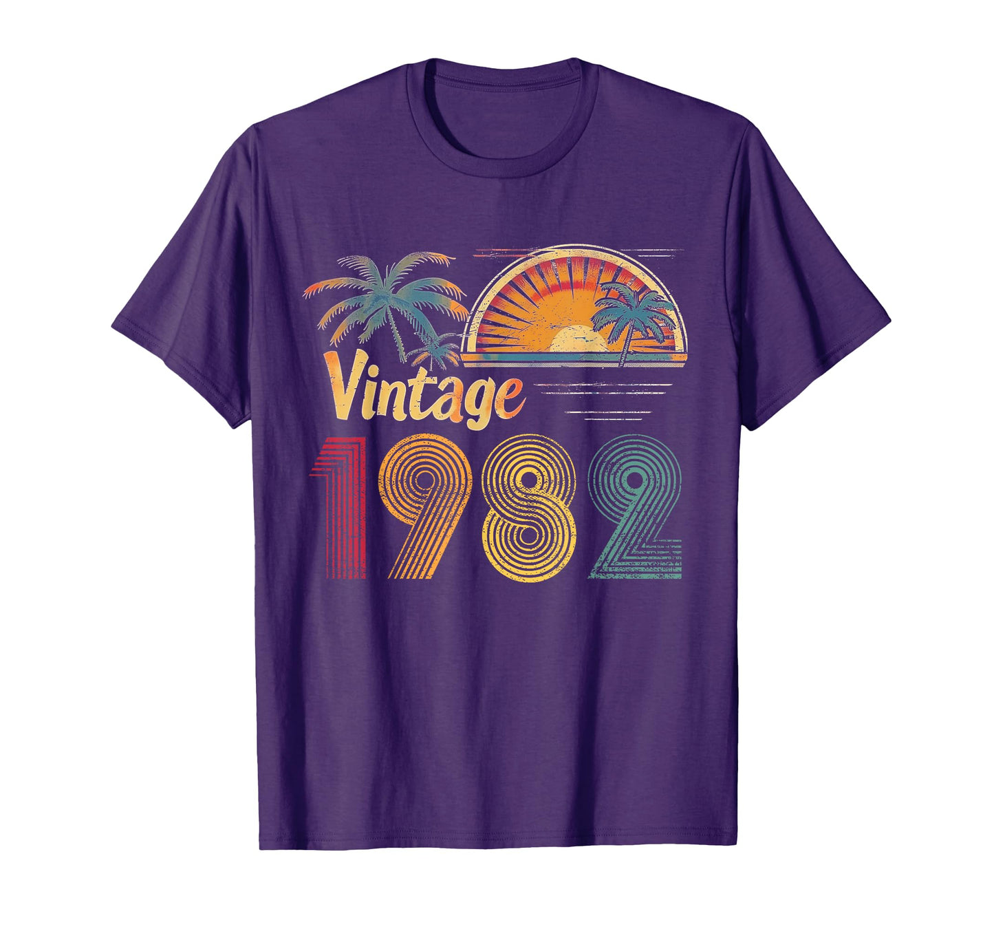 Retro - 1982 43rd Birthday 43 Years Old - Vintage Women Men T-Shirt