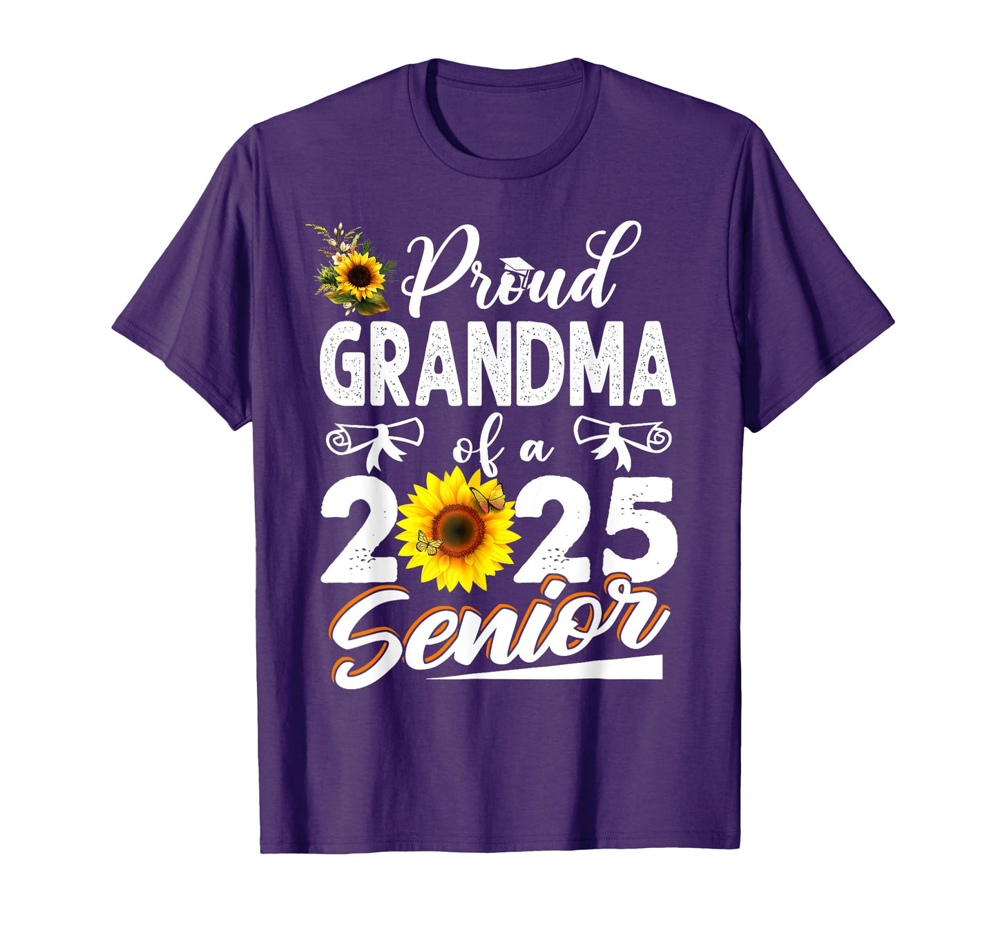 Proud Grandma Of A Class Of 2025 Senior Graduation 25 T-Shirt