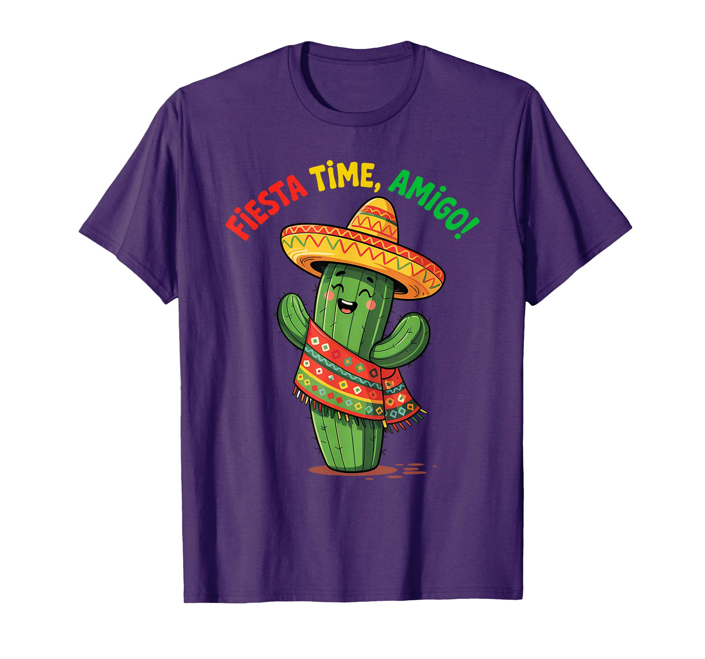 Funny Cactus T-Shirt Cinco de Mayo Boys Kids Men Mexican T-Shirt