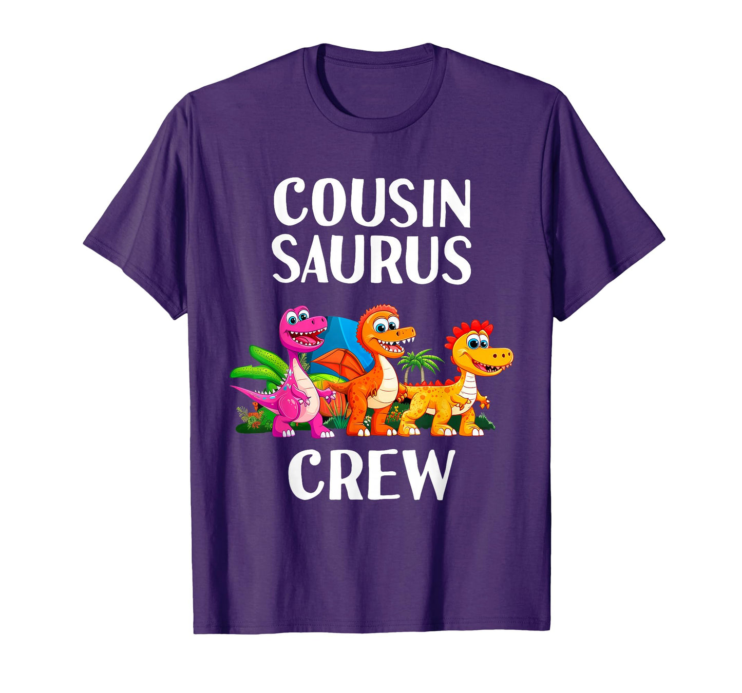 Cousin Crew Saurus Dinosaur Matching Toddlers Kids Dino T-Shirt