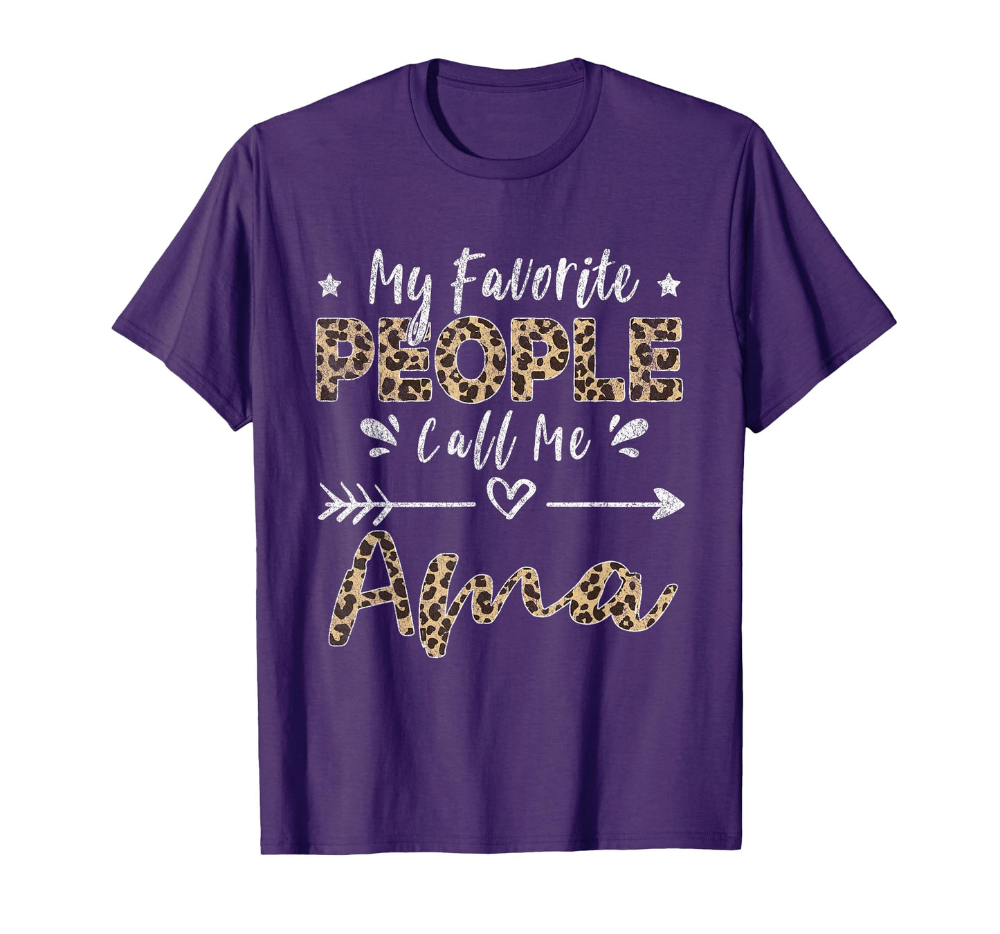 My Favorite People Call Me Ama Leopard T-Shirt