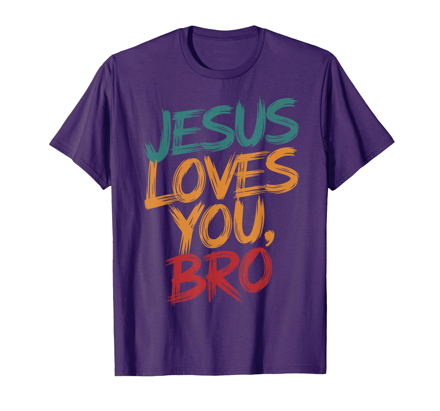 Kids Jesus Loves You Bro Funny Christian Boys Toddler Godson T-Shirt