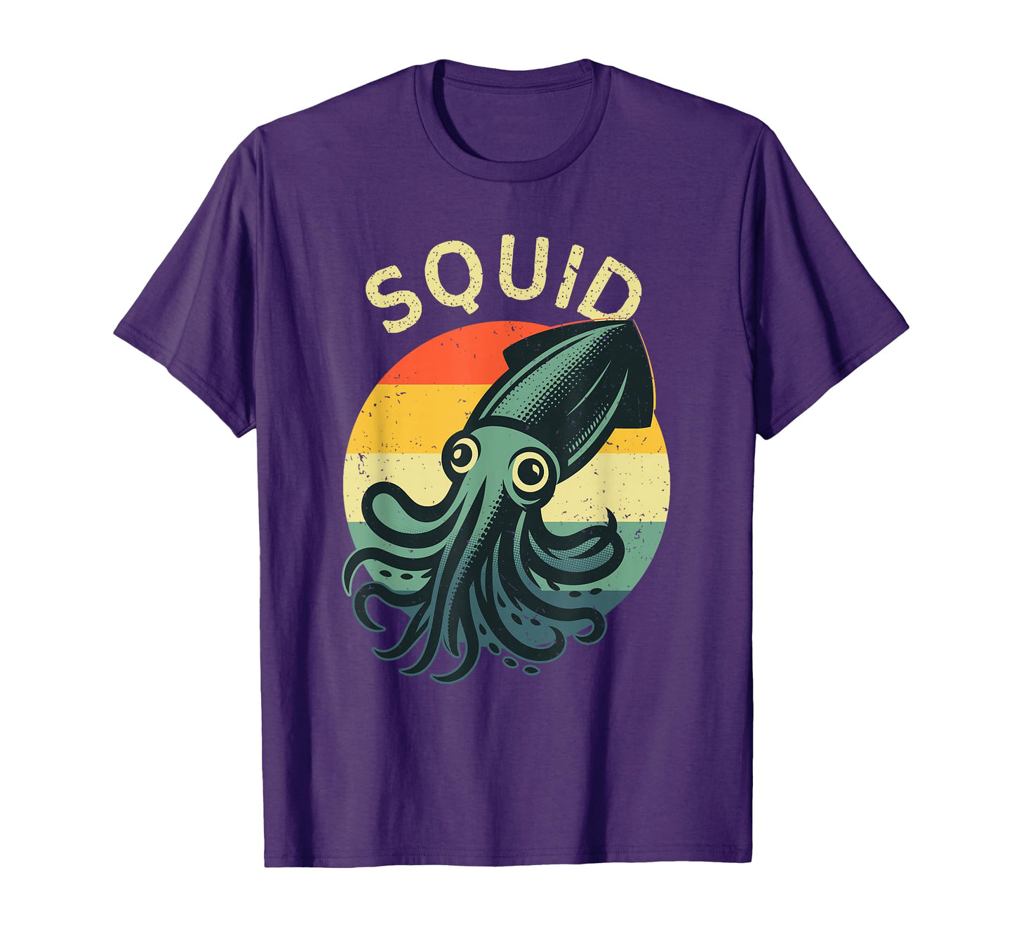 Squid Costume for Men Women Kids Adults Octopus Squid Lovers T-Shirt