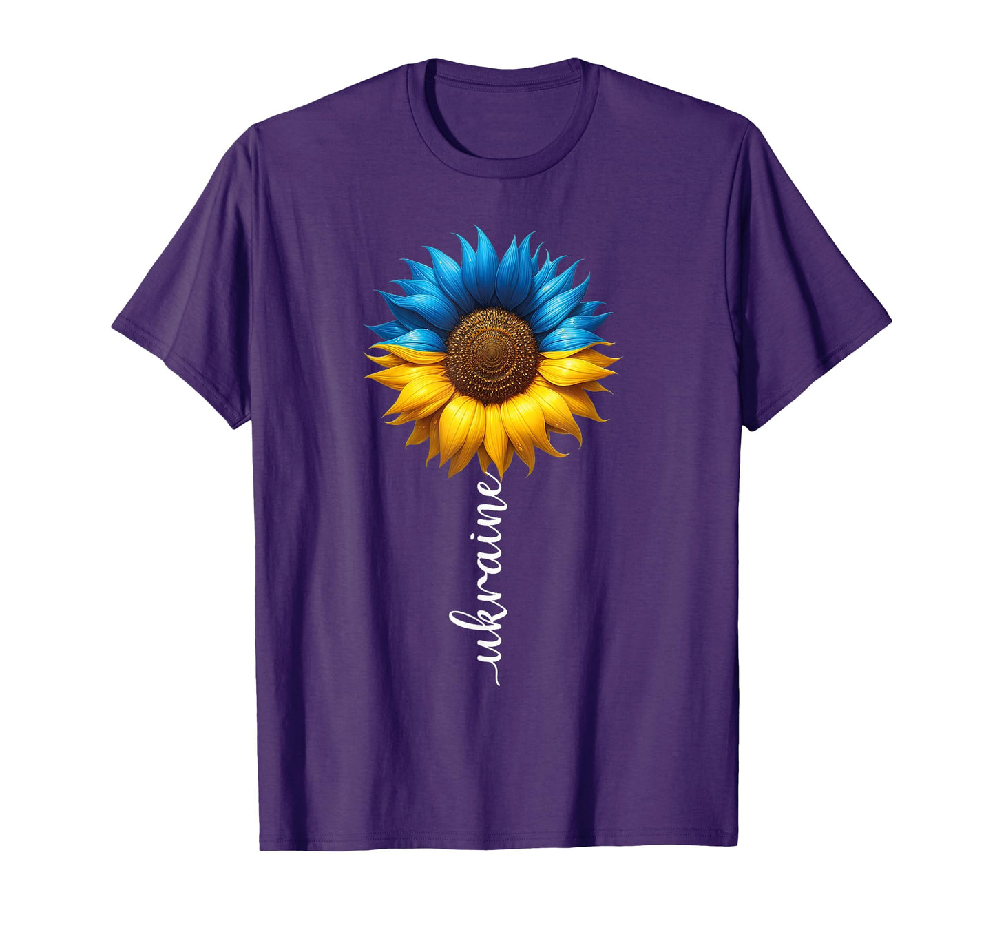 Ukraine Flag Sunflower Vintage Ukrainian Support Ukraine T-Shirt