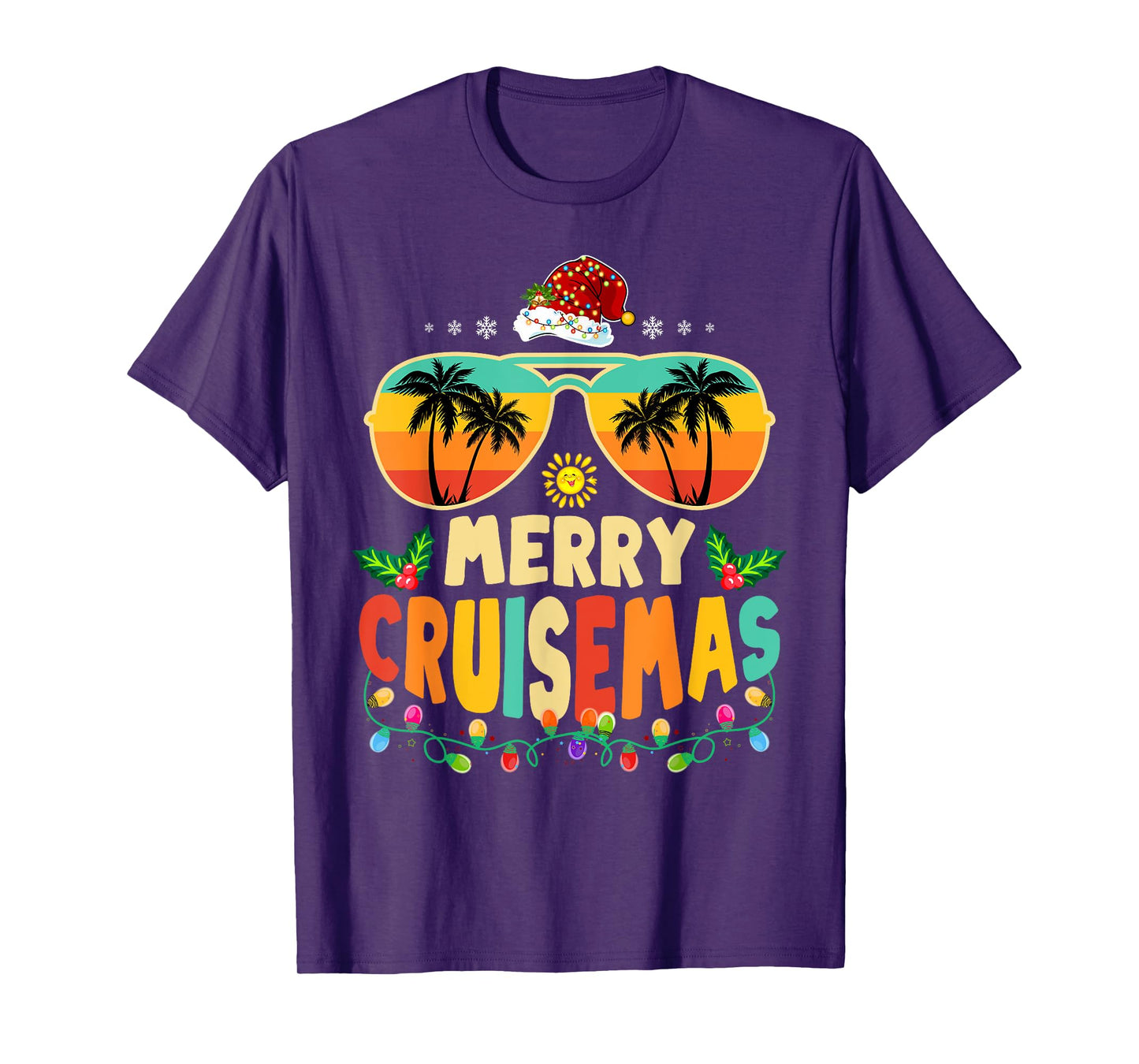 Merry Cruisemas 2025 Christmas Santa Reindeer Cruise T-Shirt