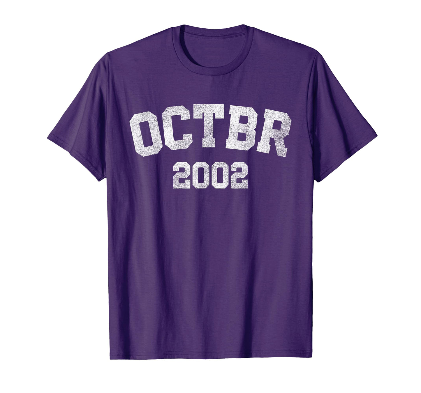 October - Vintage 2002 23rd Birthday Bday 23 Years Old T-Shirt