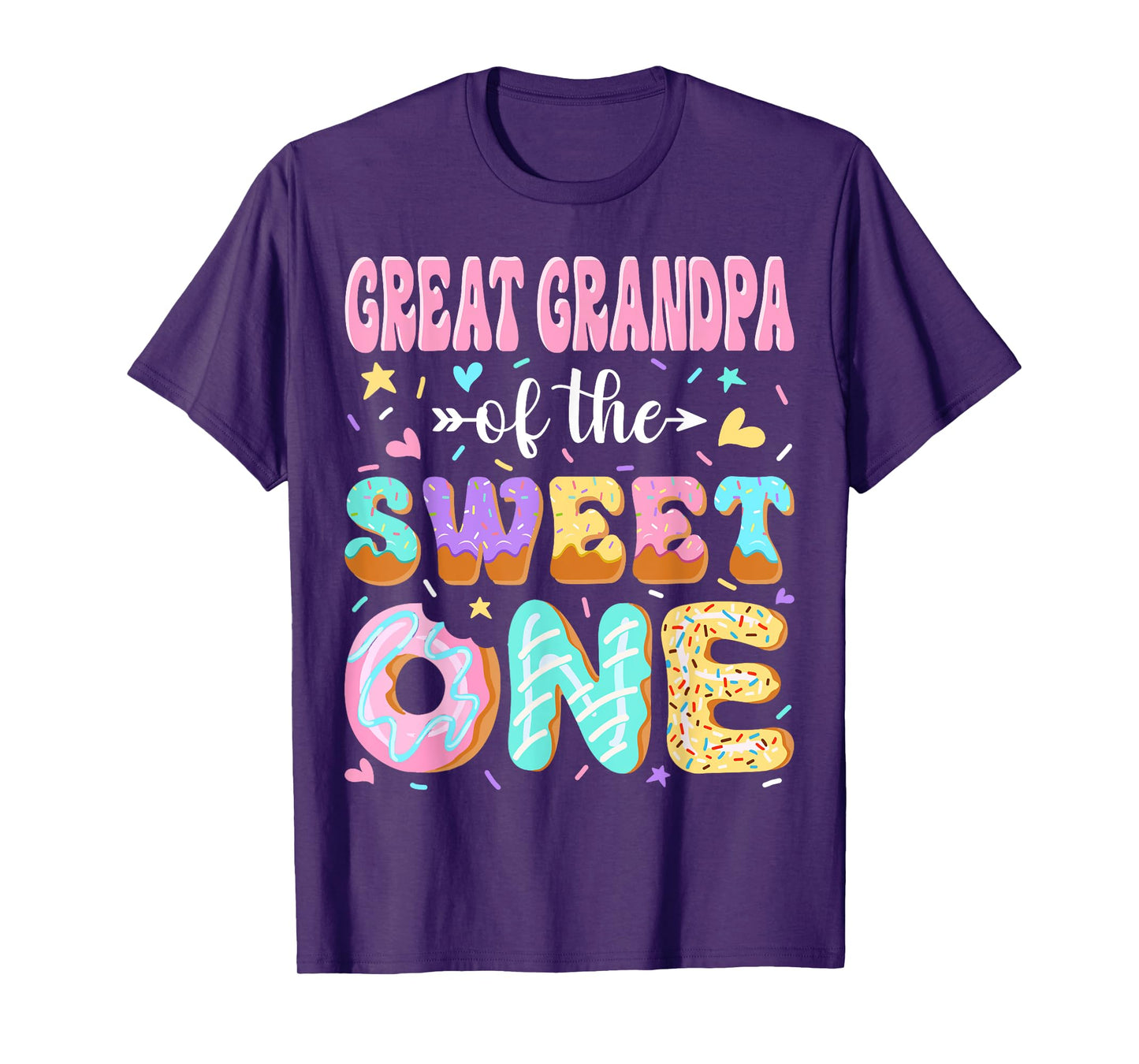 Great Grandpa of The Sweet One First Birthday Family T-Shirt