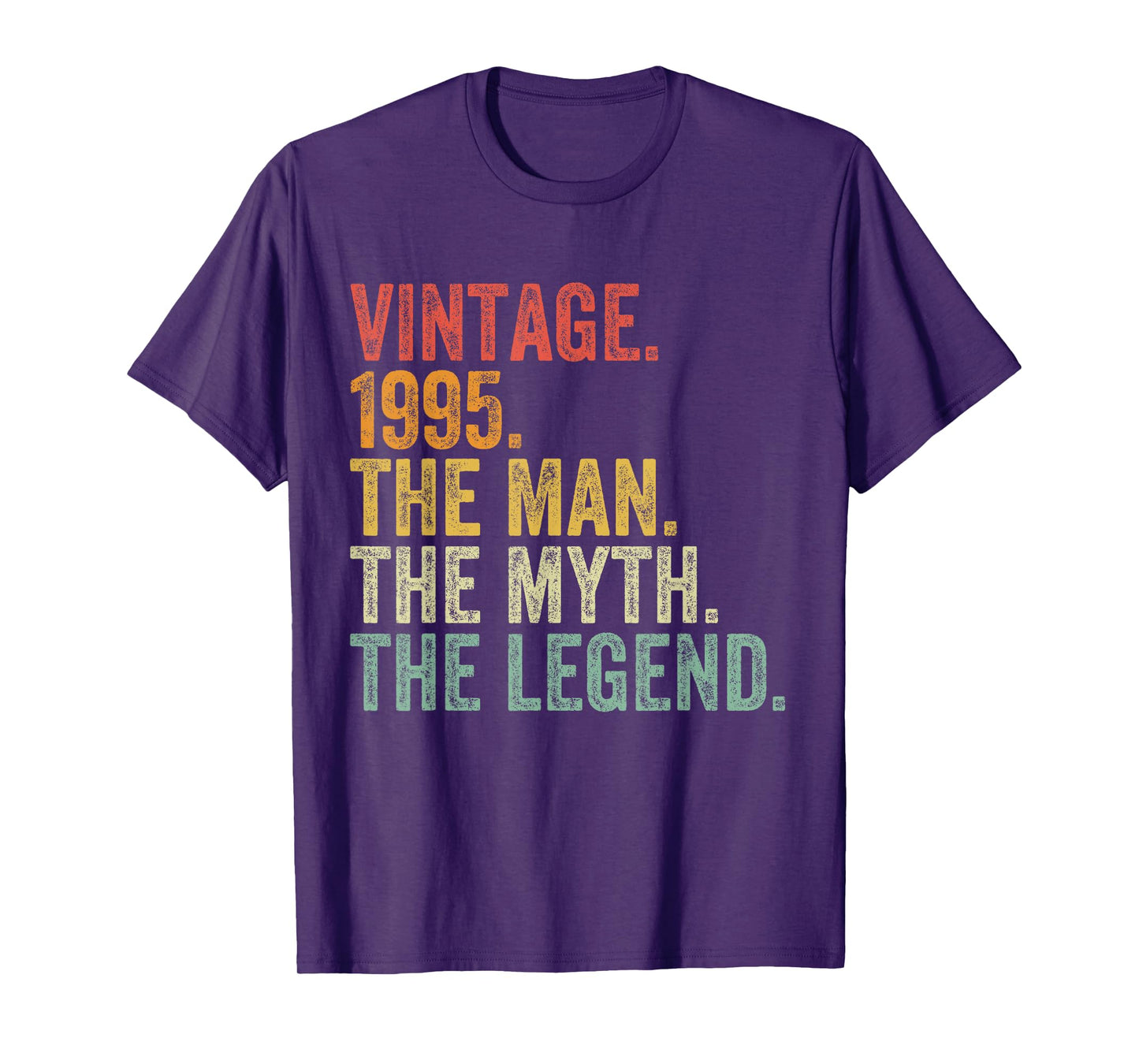 29th Birthday Vintage 1995 The Man The Myth The Legend T-Shirt