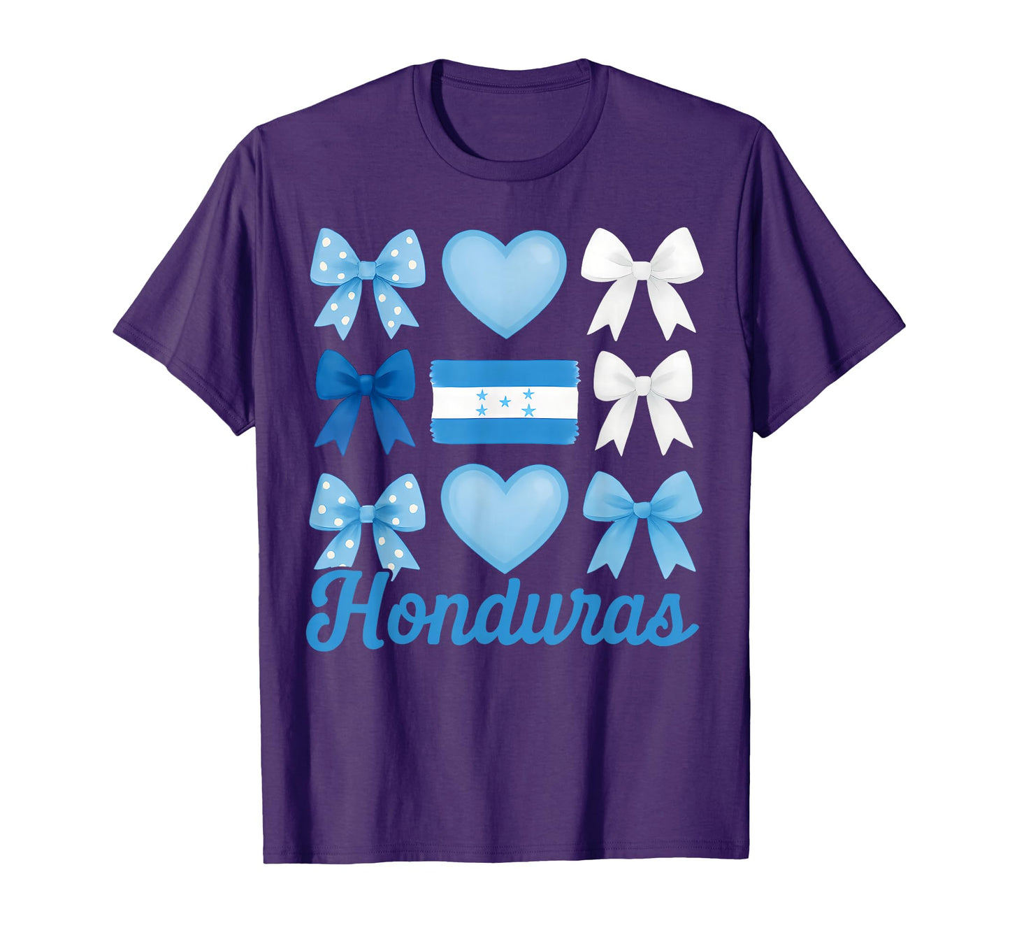 Honduras Girl Coquette Bow Hispanic Heritage T-Shirt