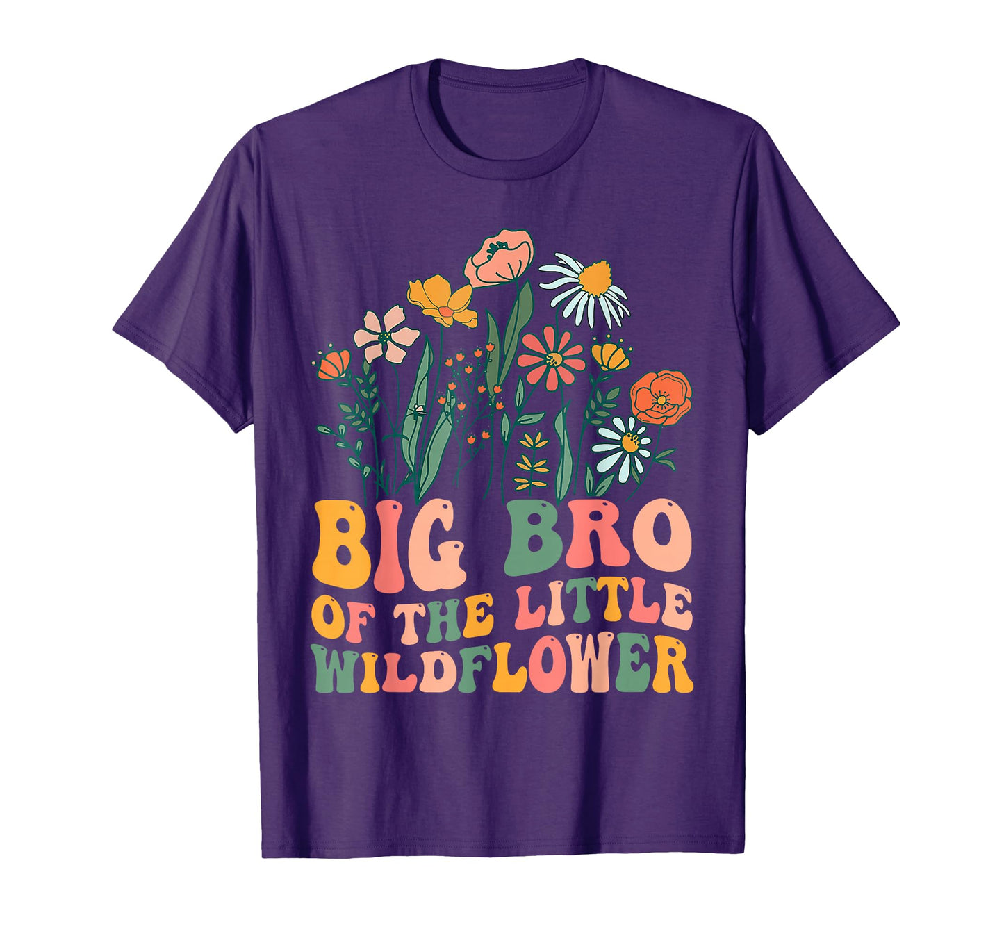 Big Brother Of The Little Wildflower Birthday Party Baby T-Shirt