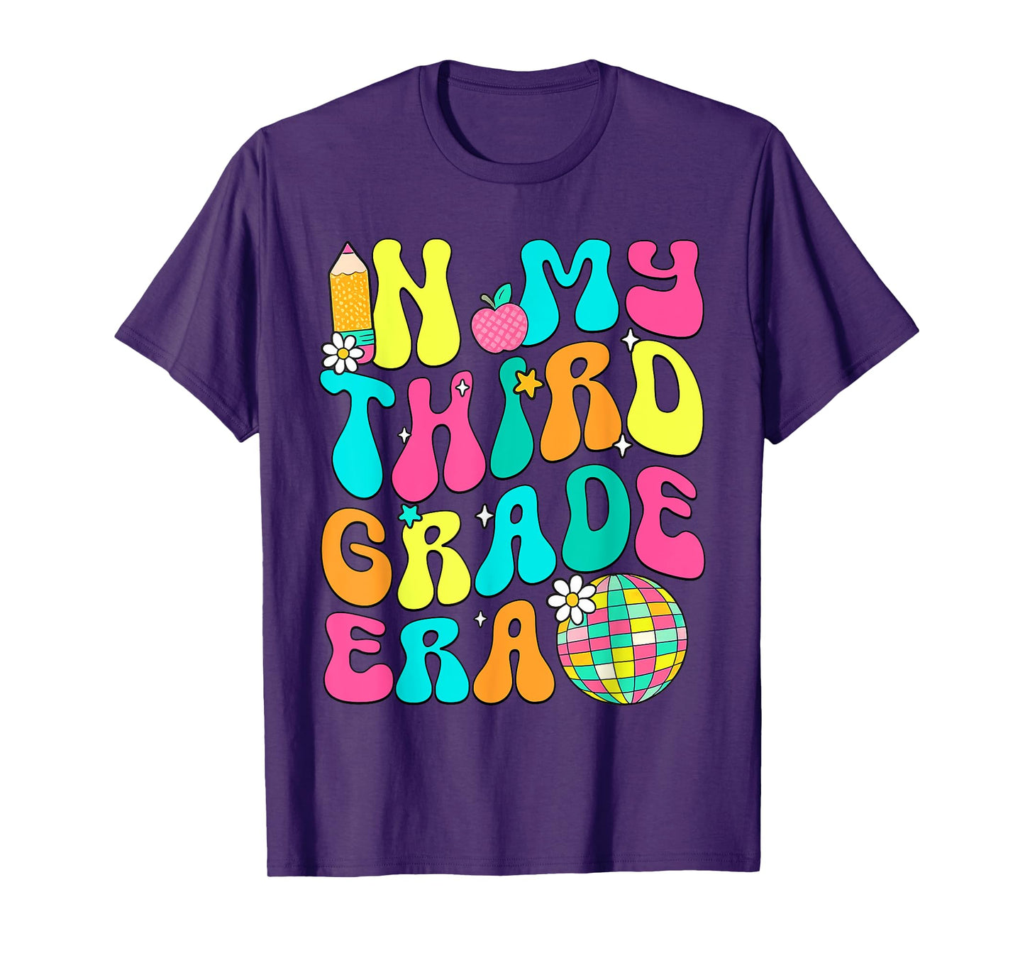 In My Third Grade Era 3rd Grade Girl Teacher Back To School T-Shirt