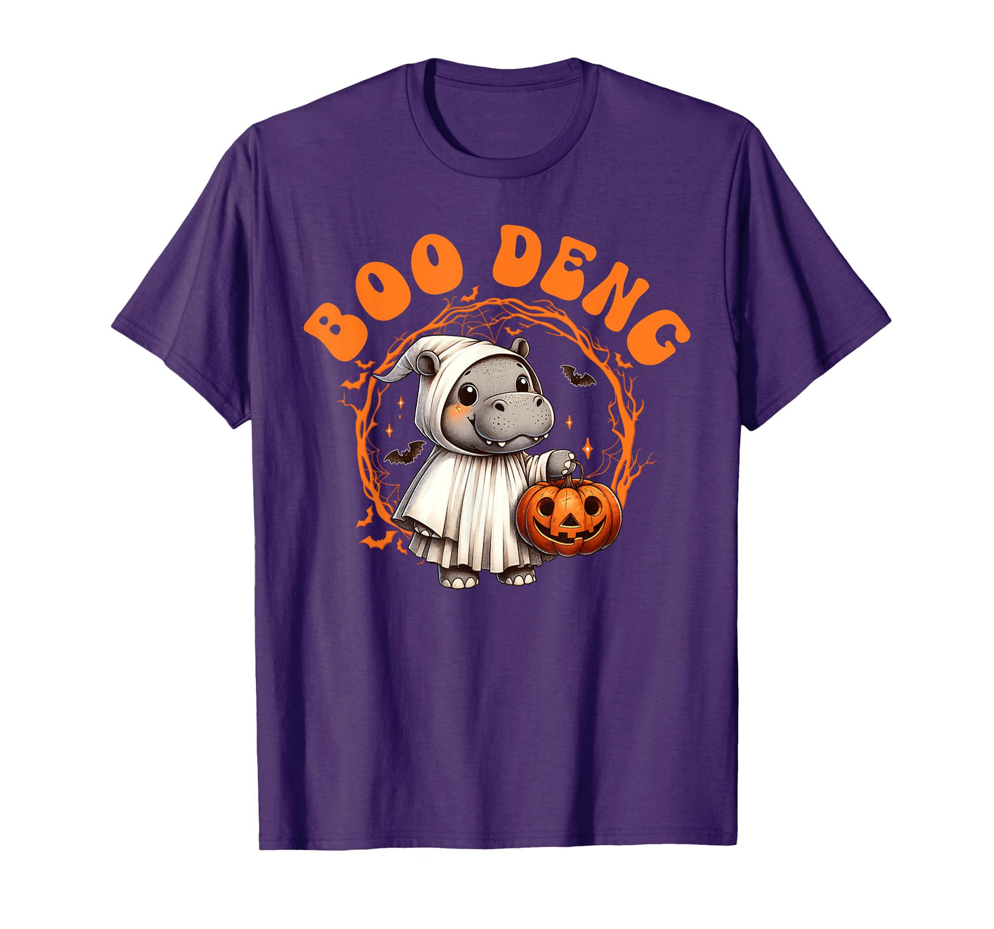 Boo Deng Moo Deng Hippo Baby Pygmy Hippopotamus Halloween T-Shirt