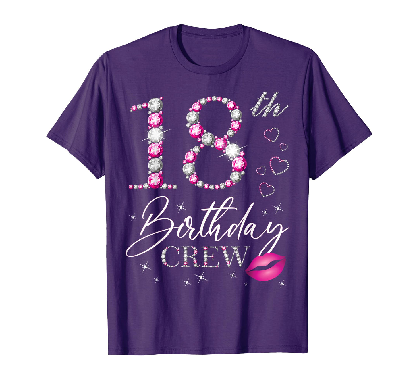 18th Birthday Crew 18th Birthday Squad 18 Years Old Bday T-Shirt
