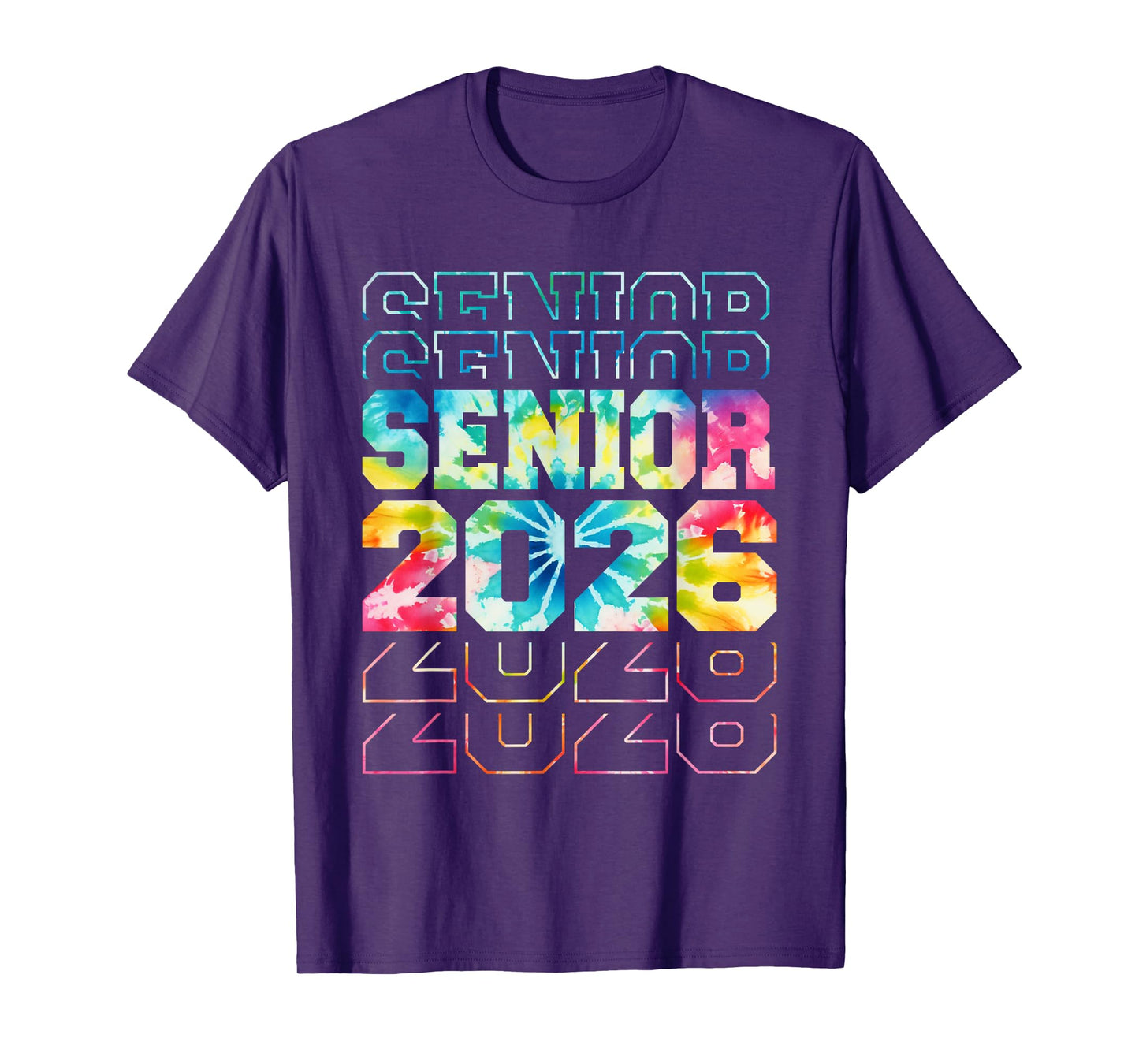 Class of 2026 Tie Dye Graduation 2026 Senior 2026 Men Women T-Shirt