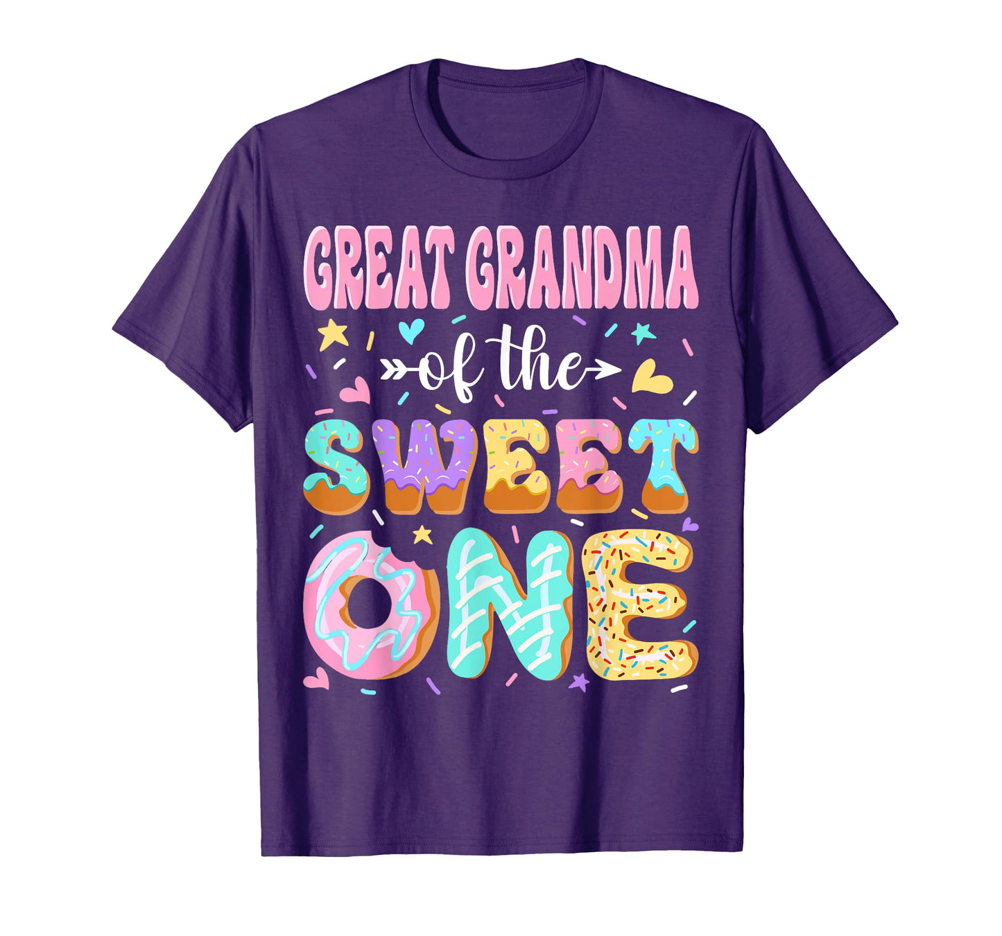 Great Grandma of The Sweet One First Birthday Family T-Shirt