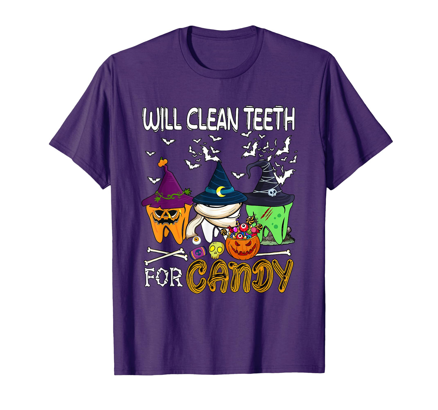 Will Clean Teeth For Candy Christmas Dentis Lover Team T-Shirt