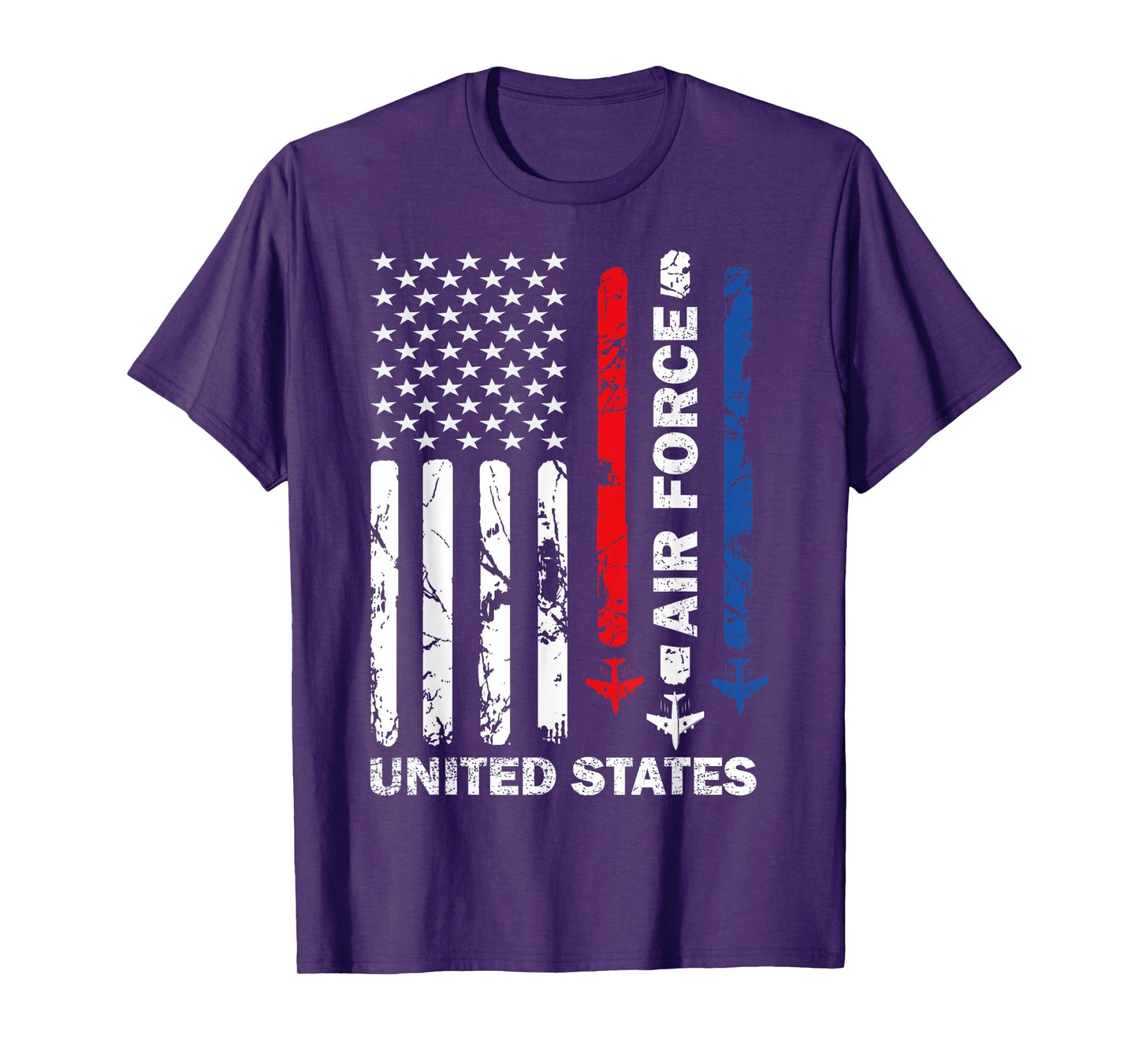 United States Air Force American Vintage USA Flag Patriotic T-Shirt