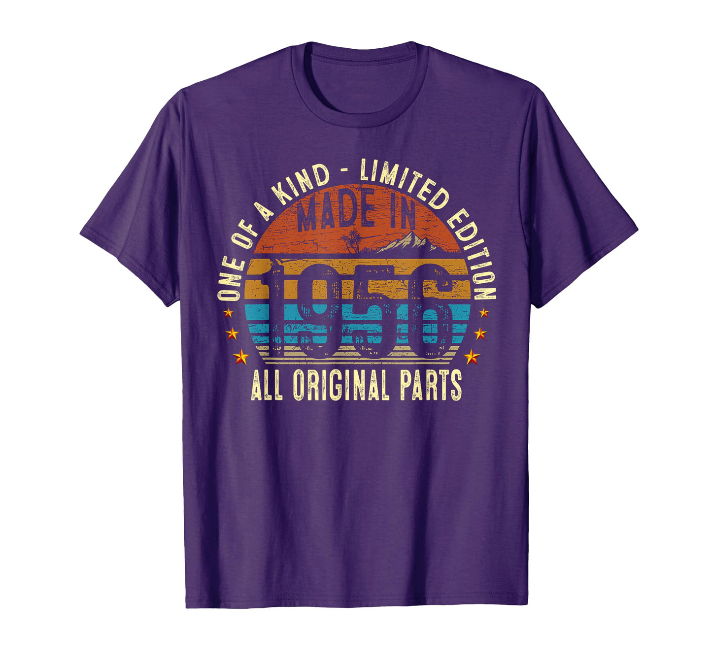 69th Birthday Gifts Men Women Vintage 1956 Original Parts T-Shirt