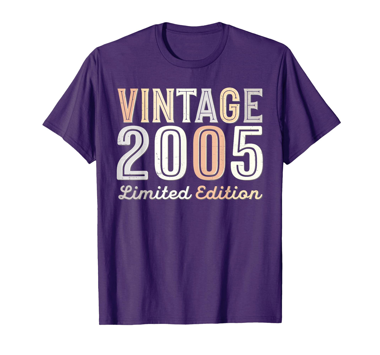 Vintage 2005 Limited Edition 20th Birthday 20 Years Old Bday T-Shirt