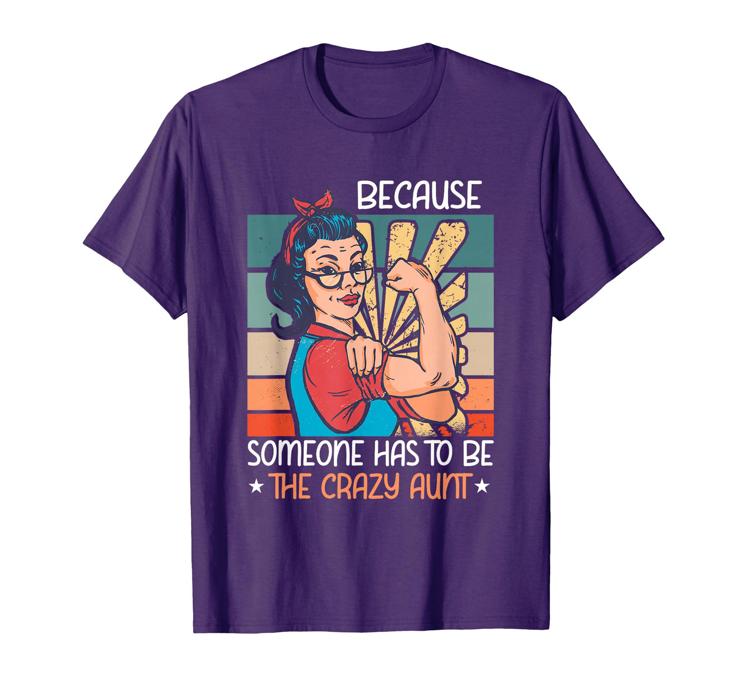 The The Crazy Aunt Auntie Woman Niece Retro Aunt T-Shirt