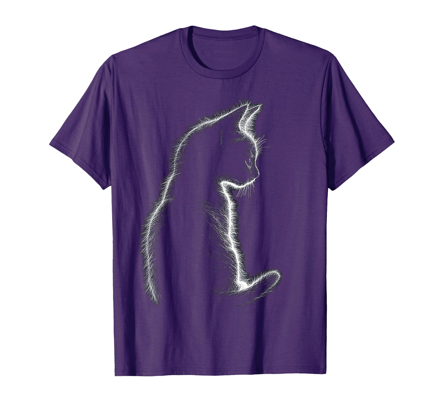 Cat Animal Motif Illustration Cat T-Shirt for Men Women Kids