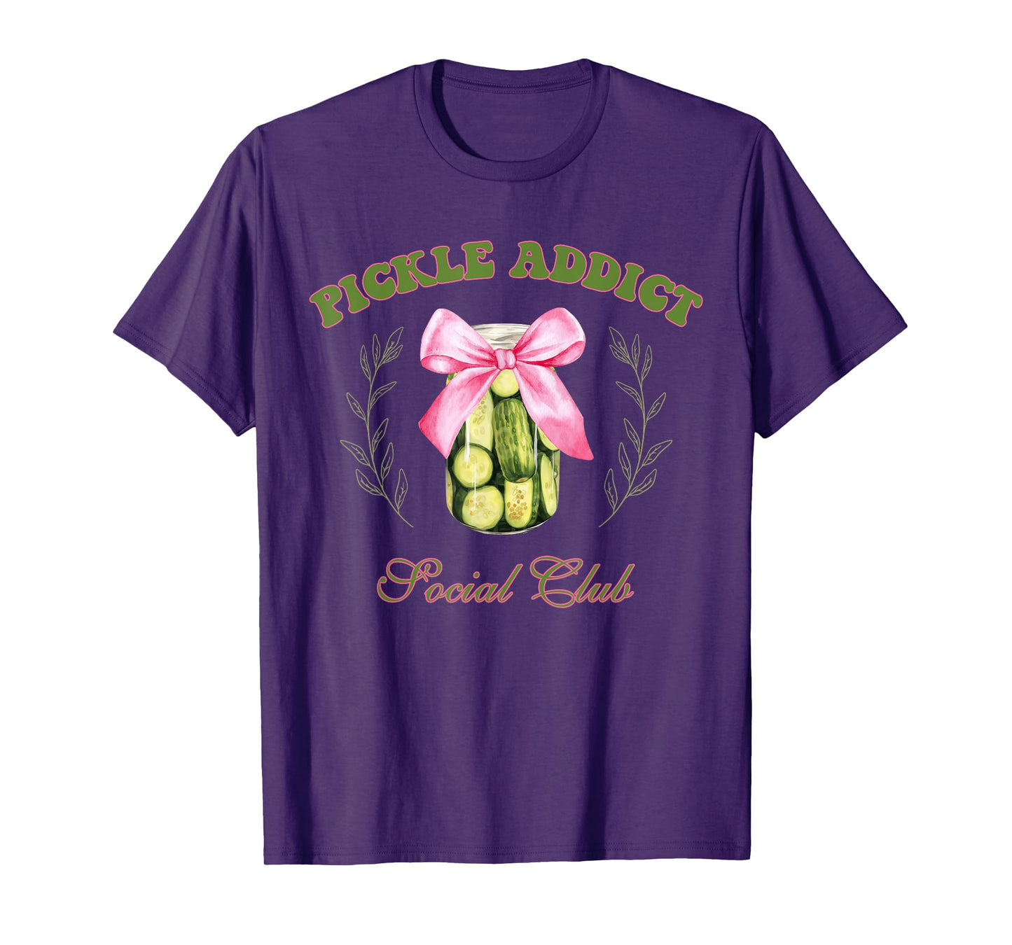 Pickle Addict Social Club Pickle Design T-Shirt