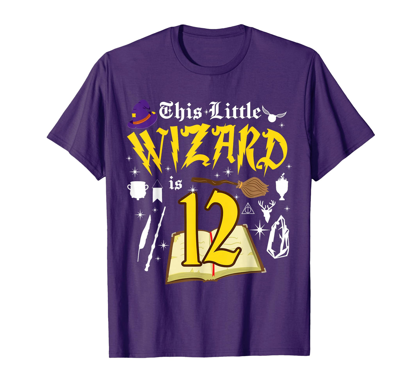 12th Birthday Wizard Magic 12 Year Old Funny B-Day Matching T-Shirt