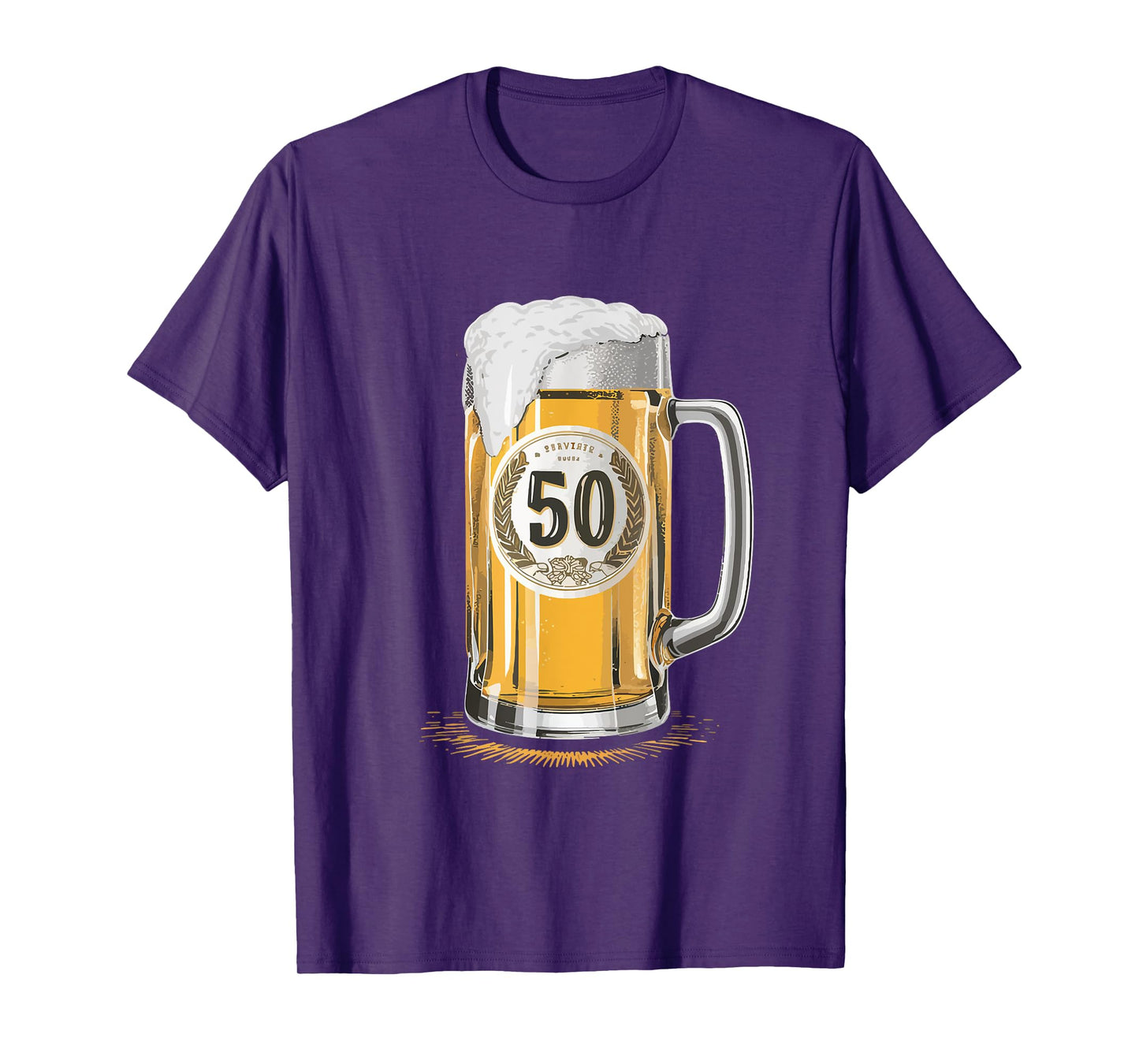 Beer Humor Men Father 50th Birthday T-Shirt