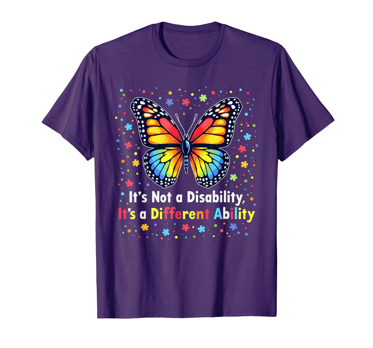 It's Not A Disability It's A Different Ability Handicapped T-Shirt