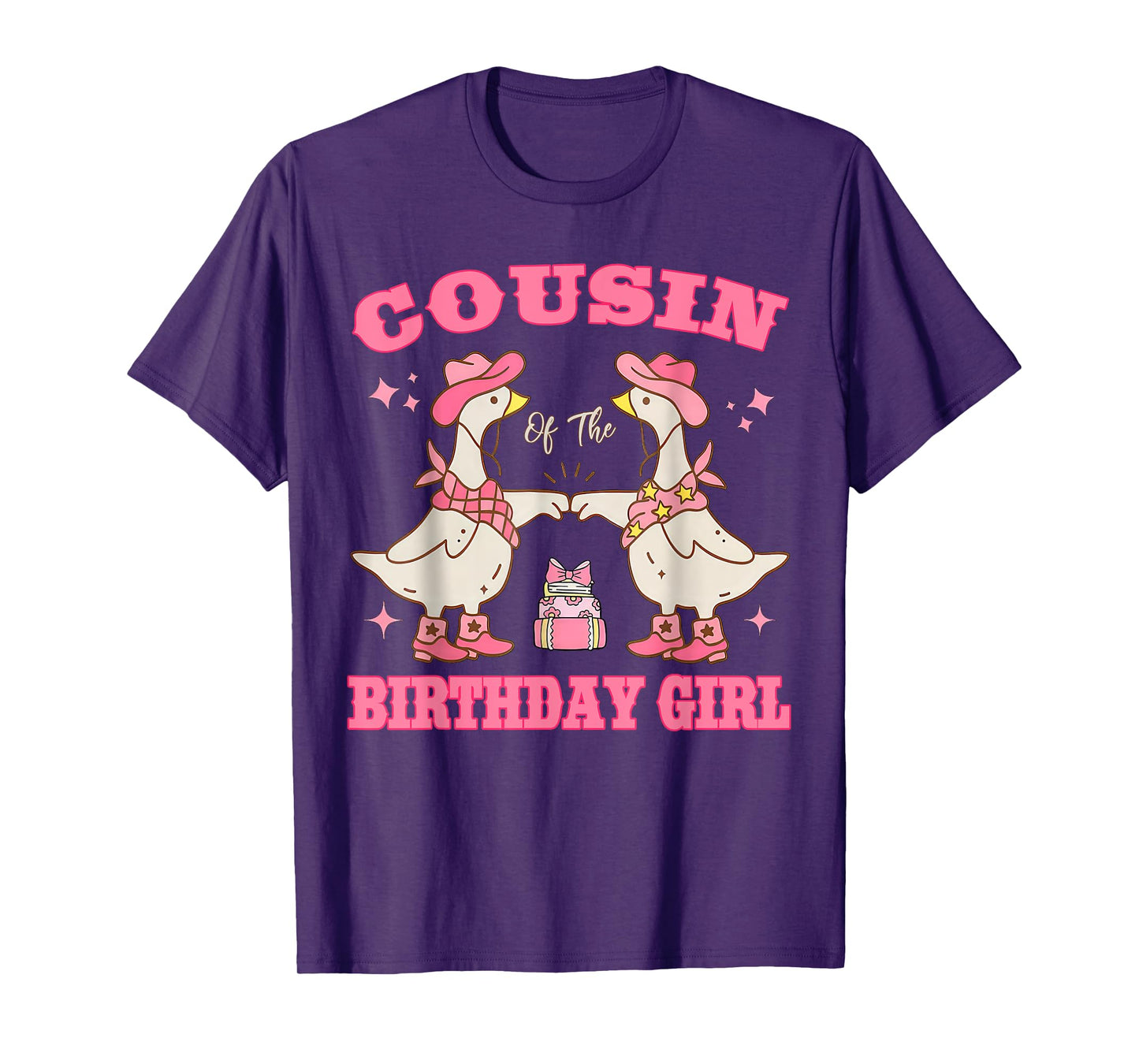 Cousin Silly Goose Birthday Girl Family Matching Party T-Shirt