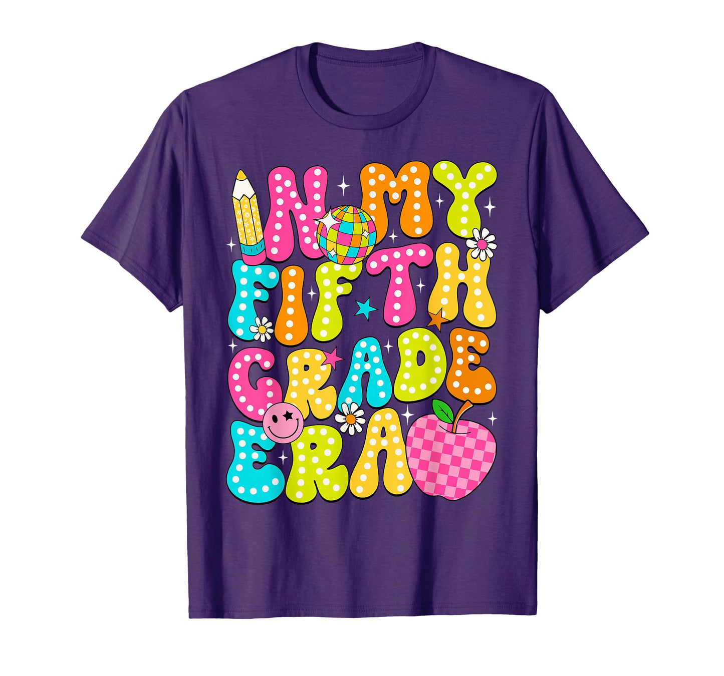 In My Fifth Grade Era 5th Grade Girl Teacher Back To School T-Shirt