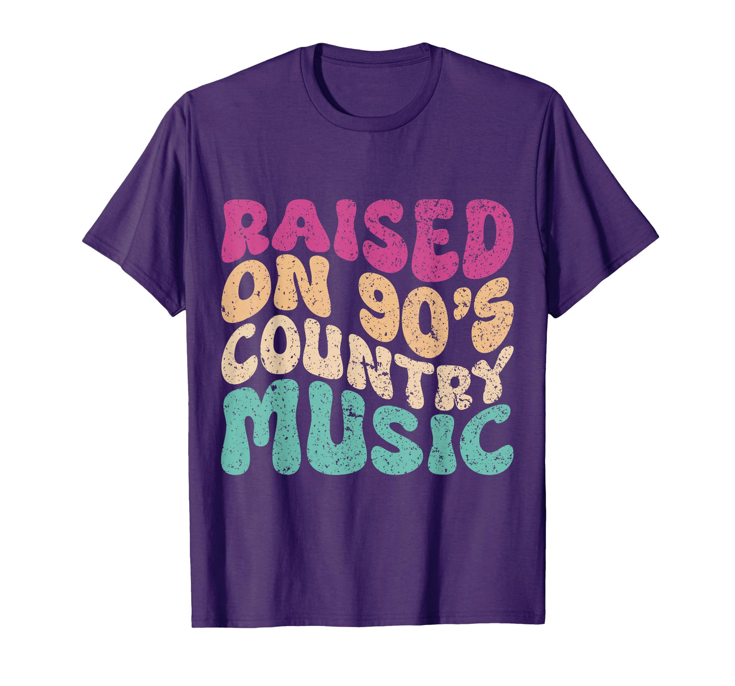 Raised On 90s Country Shirt Womens Cute Country Music Shirt T-Shirt