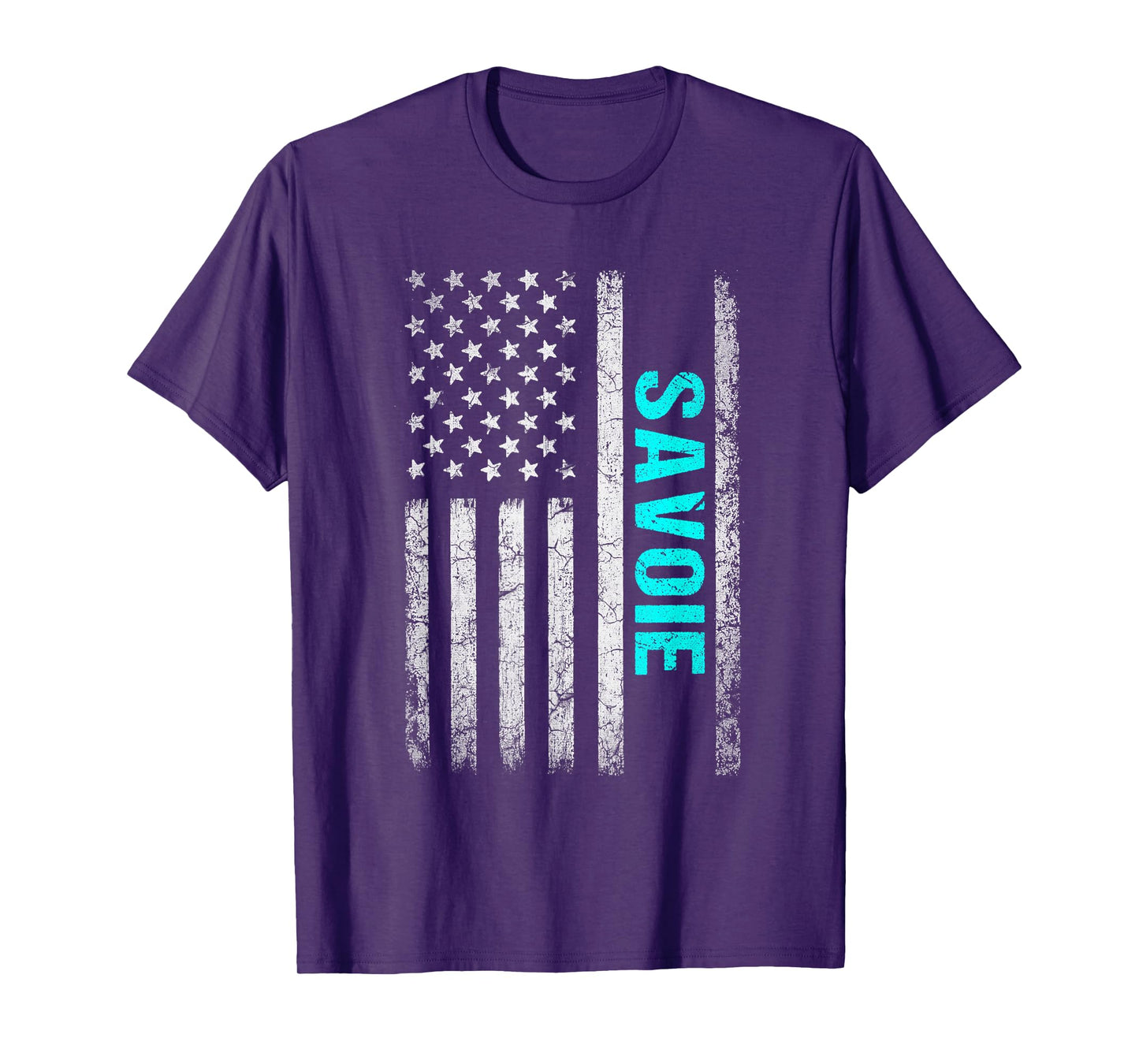 Savoie Name American Flag - Savoie Last Name T-Shirt