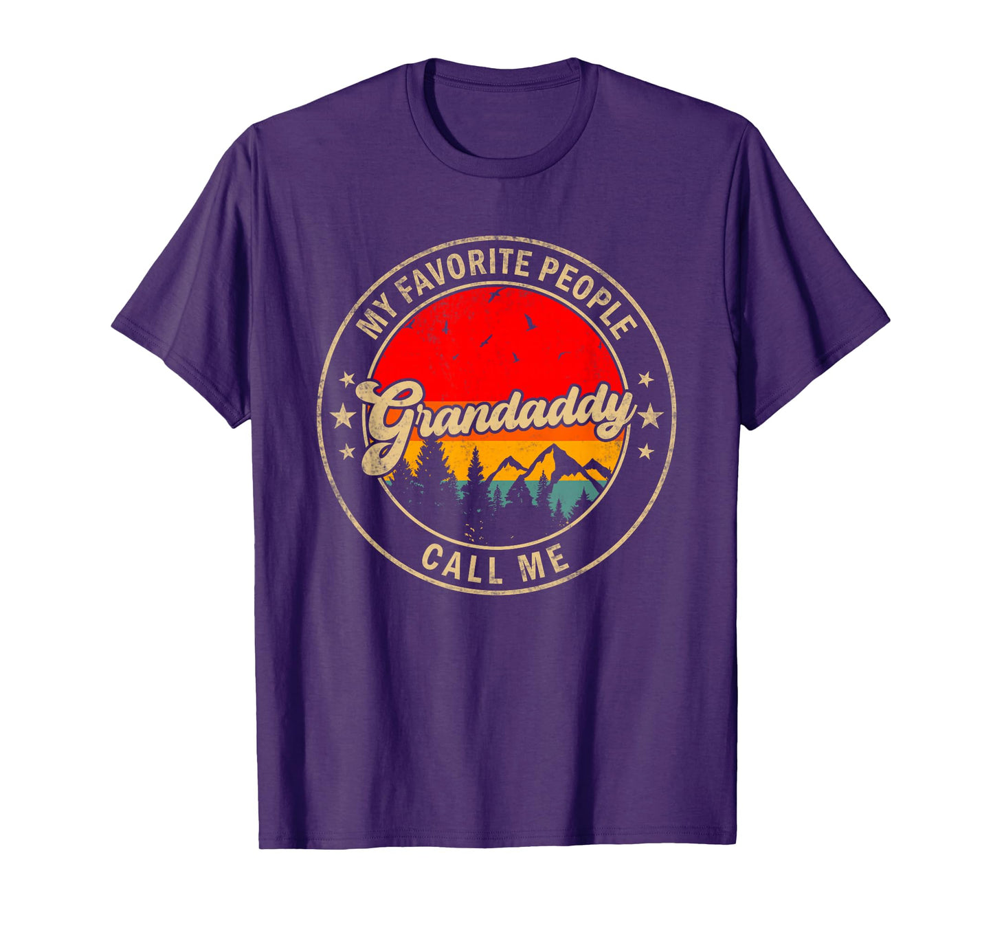 My Favorite People Call Me Grandaddy for Papa Grandpa T-Shirt