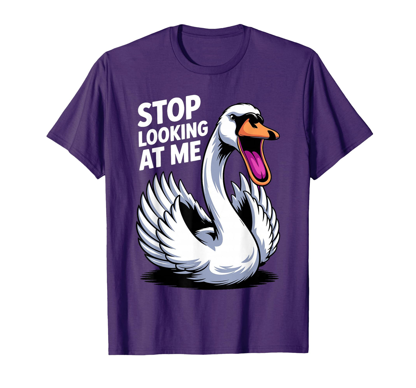 Funny Swan Design for Men Women Toddlers Animal Swan Lover T-Shirt