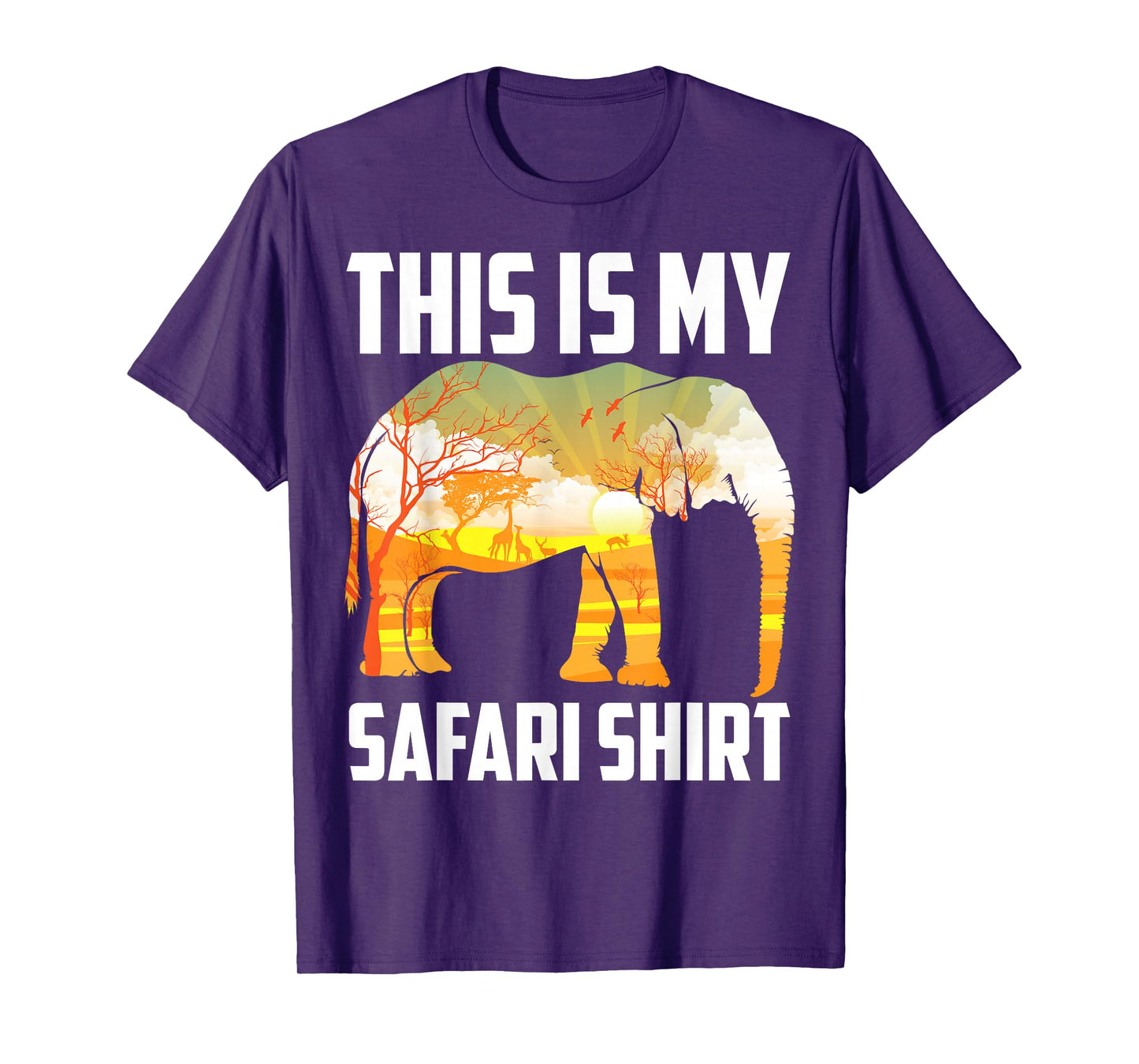 Cool Safari Costume For Men Women Kids Adult African Safari T-Shirt