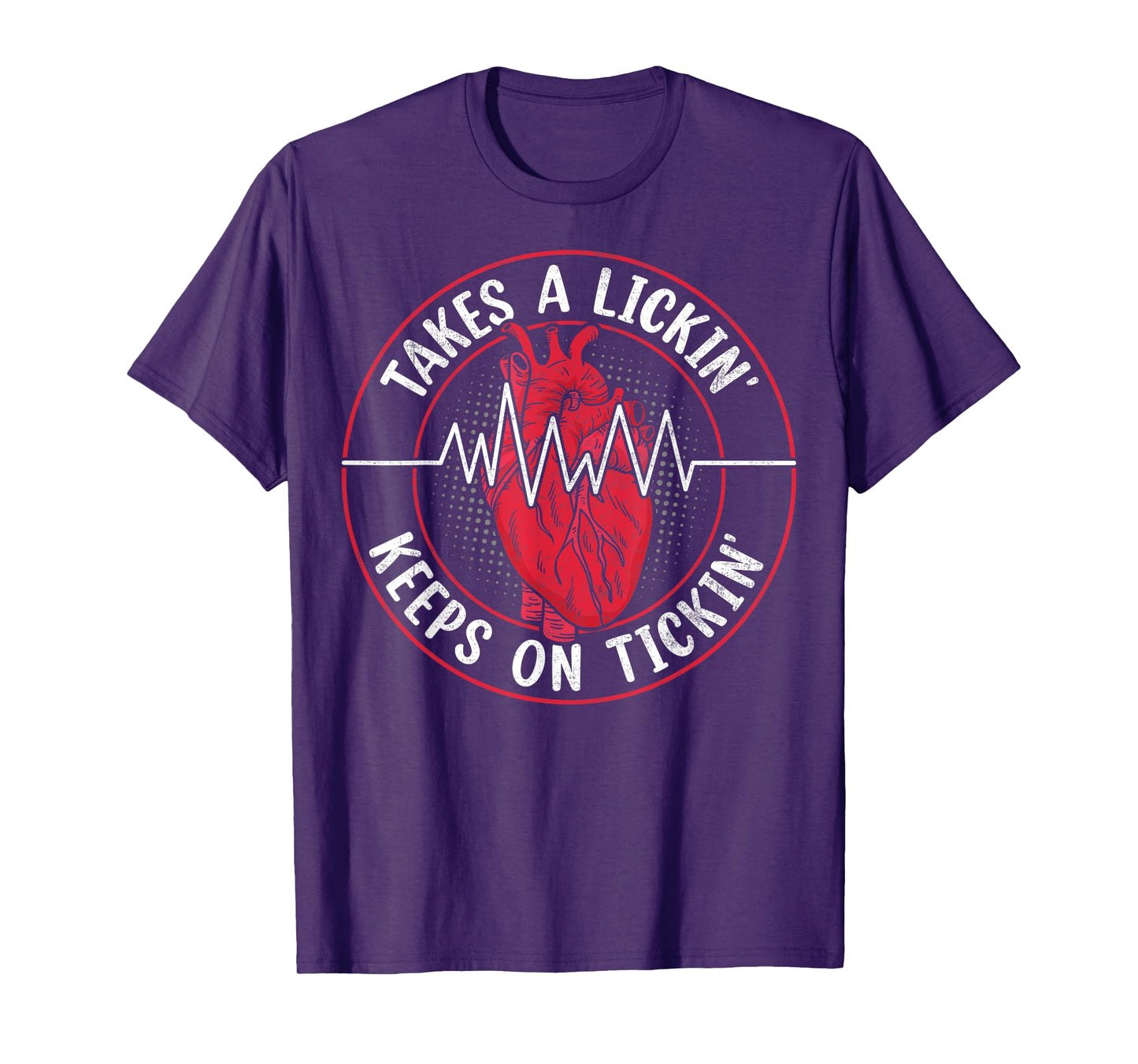 Takes A Licking And Keeps On Ticking Joke Sarcastic T-Shirt