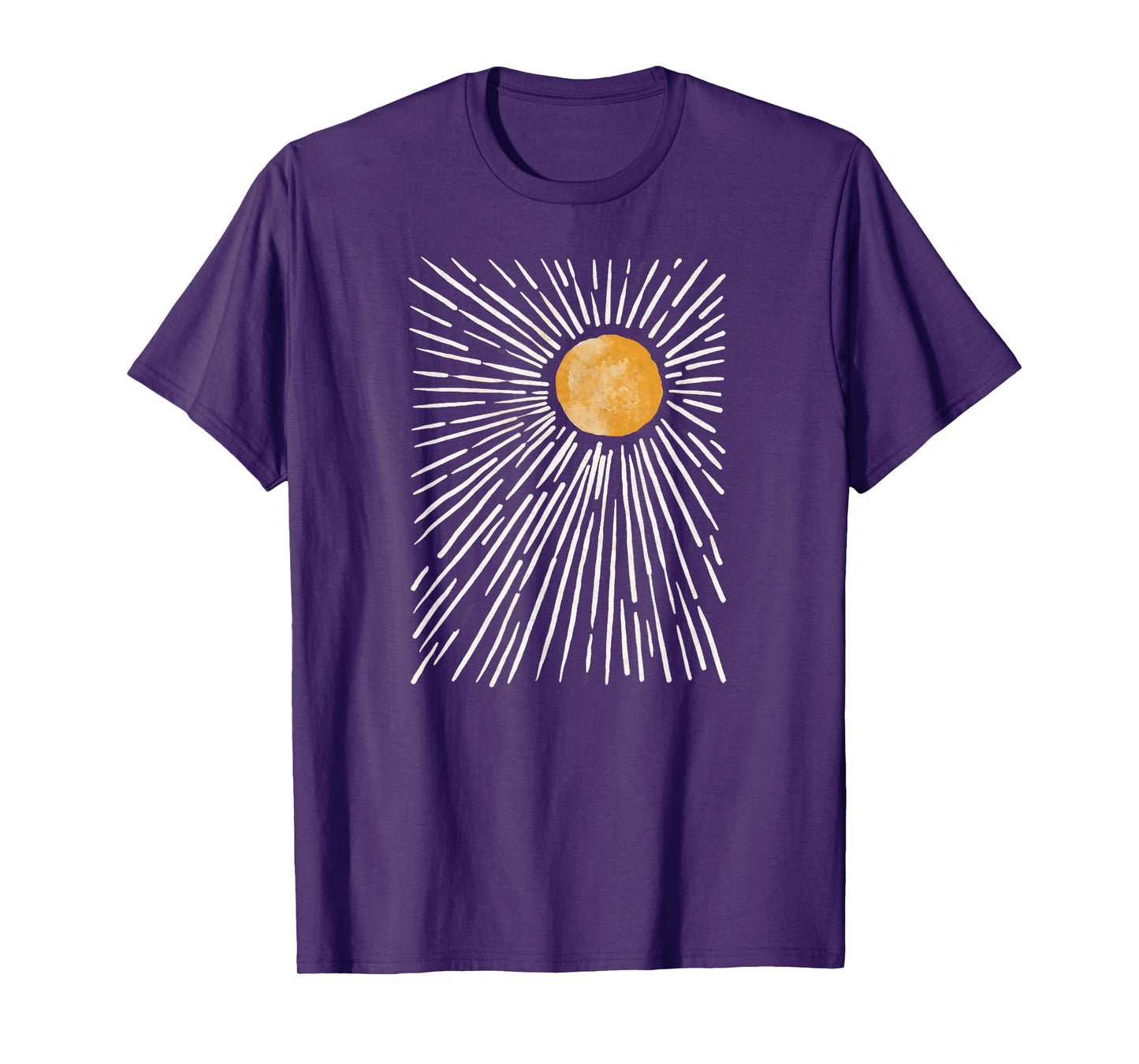 Sunburst Vintage Design Men Women T-Shirt