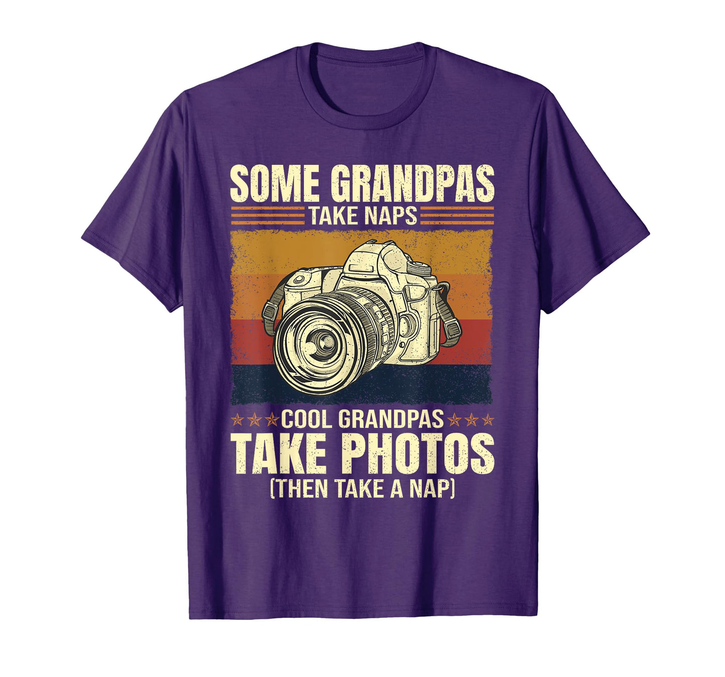Some Grandpas Take Naps Cool Grandpas Photography T-Shirt