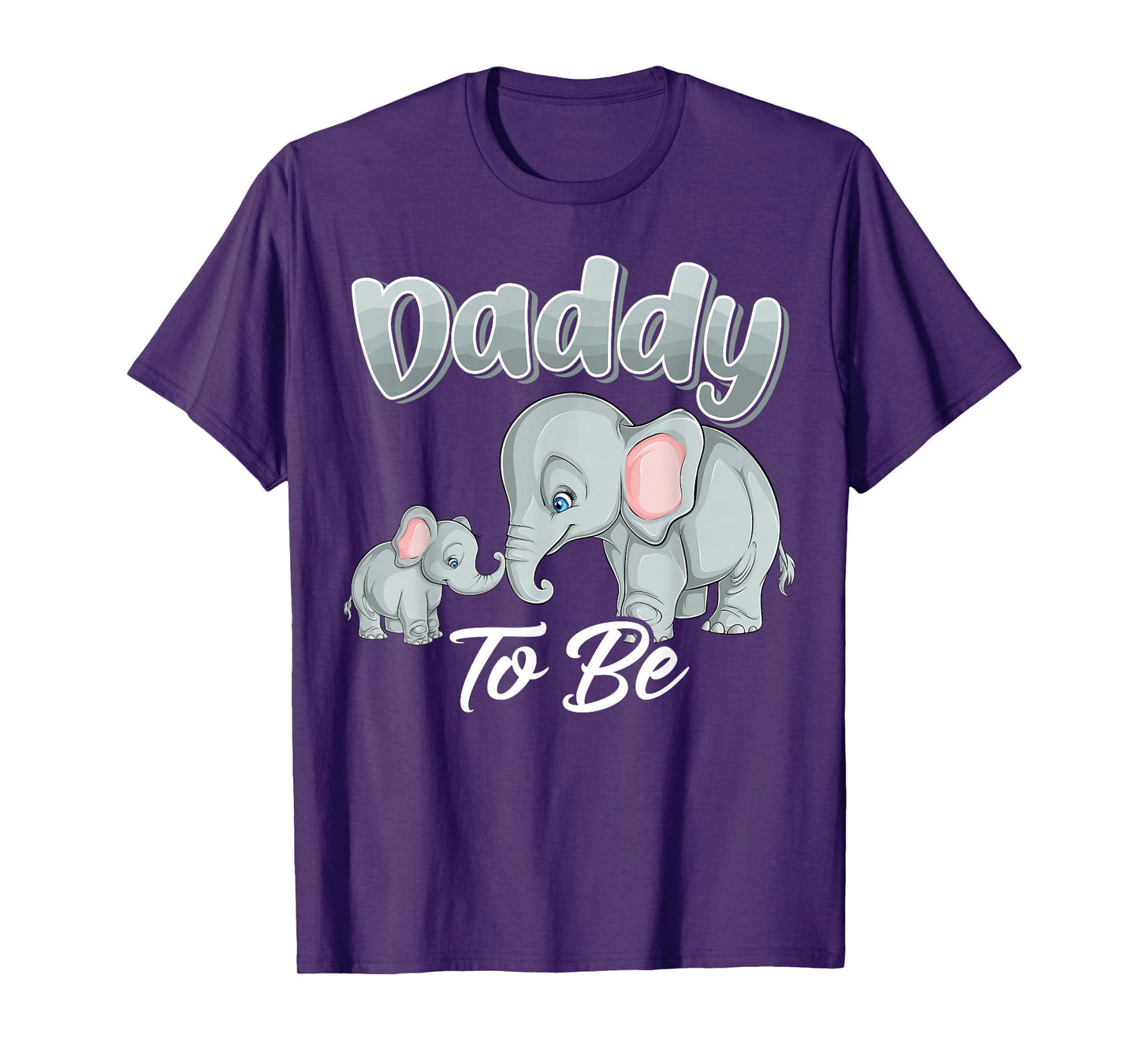 Soon Daddy To Be Elephants For Baby Shower Gender Reveal Men T-Shirt