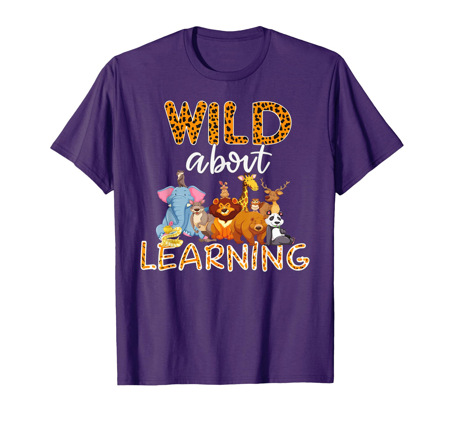 Wild About Learning Squad First Day Of School Back To School T-Shirt