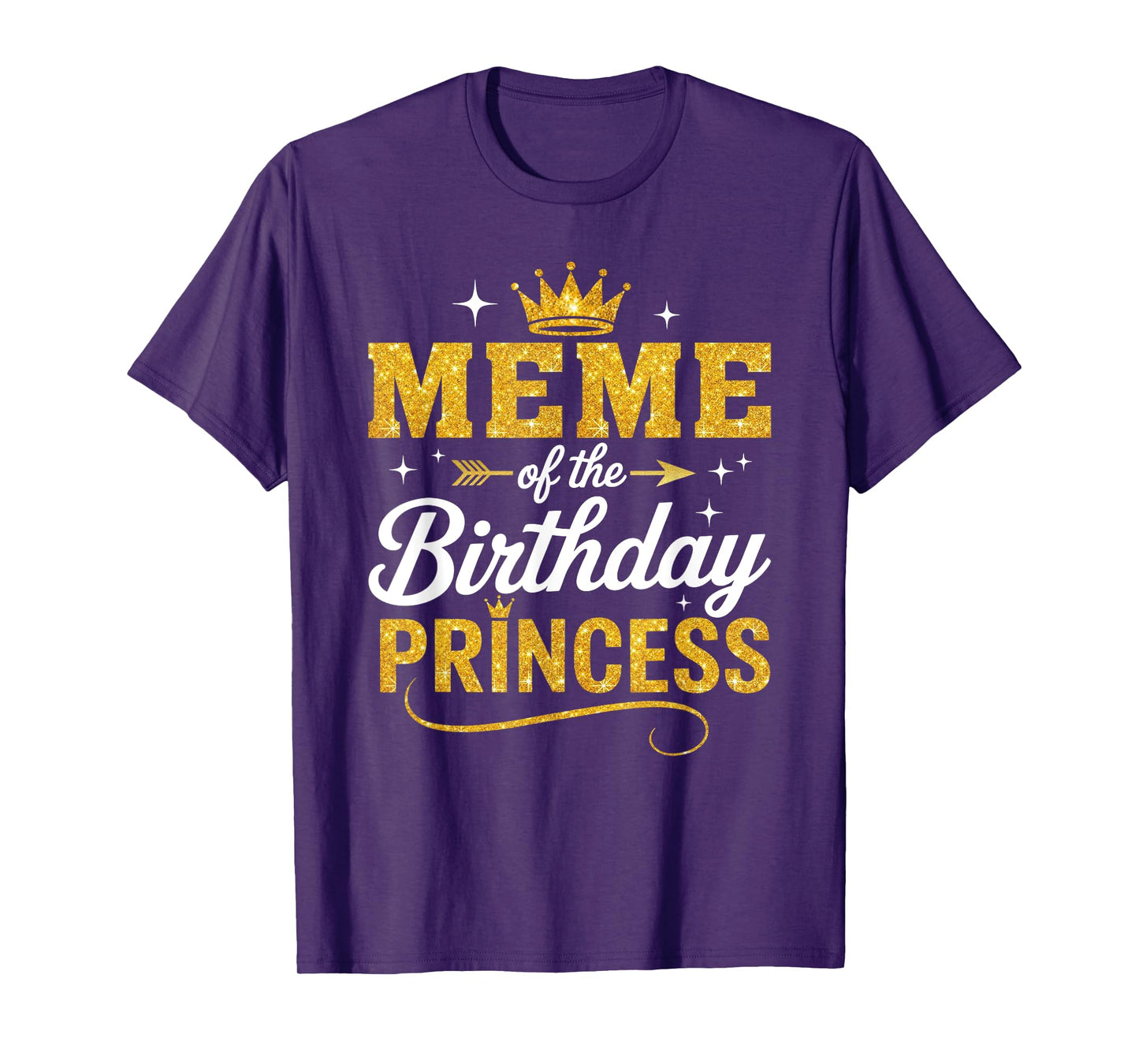 Meme Of The Birthday Princess Birthday Girl Kid Family T-Shirt