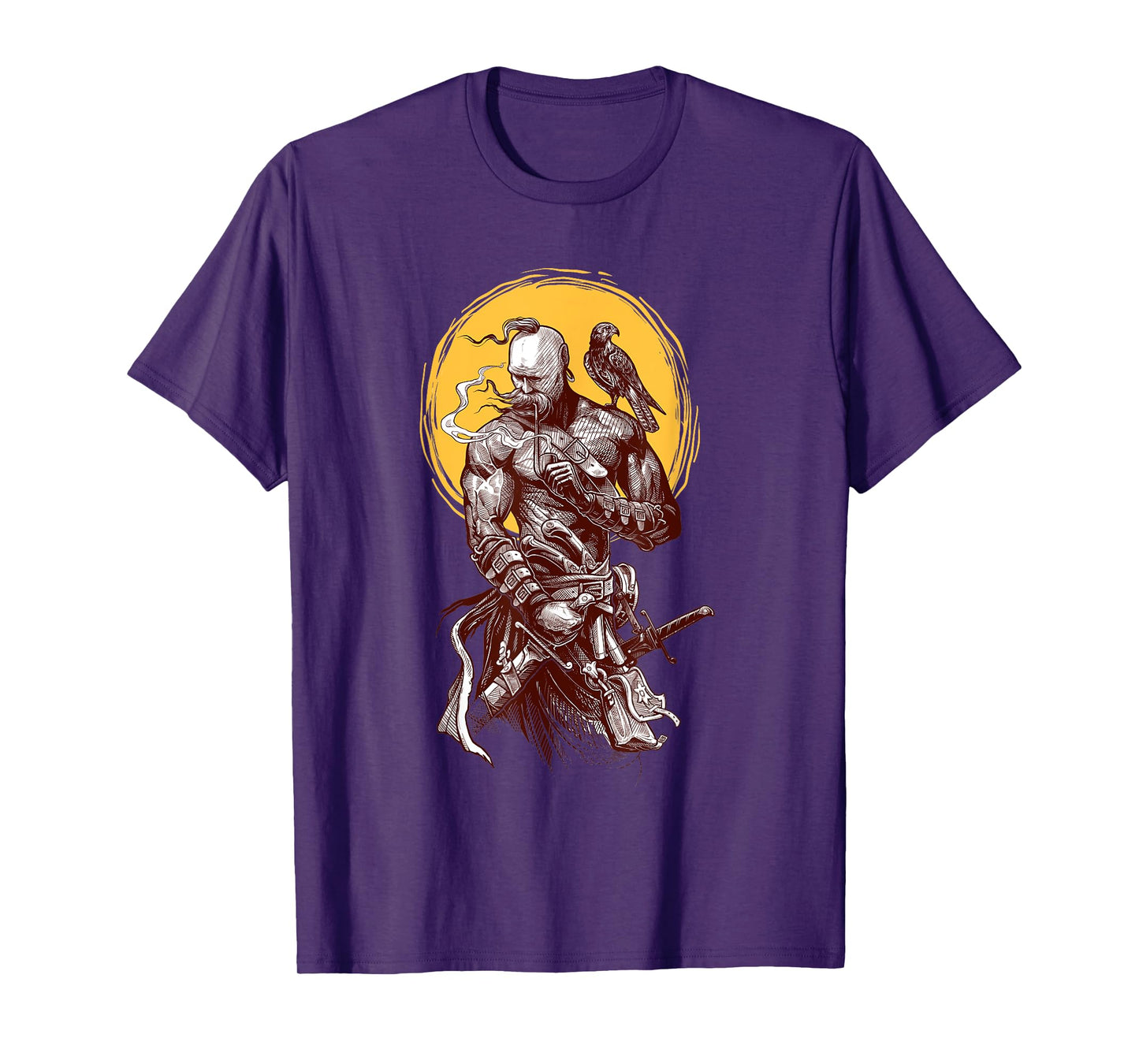 Ukrainian Cossack Warrior Holding Sword Fighting for Ukraine T-Shirt