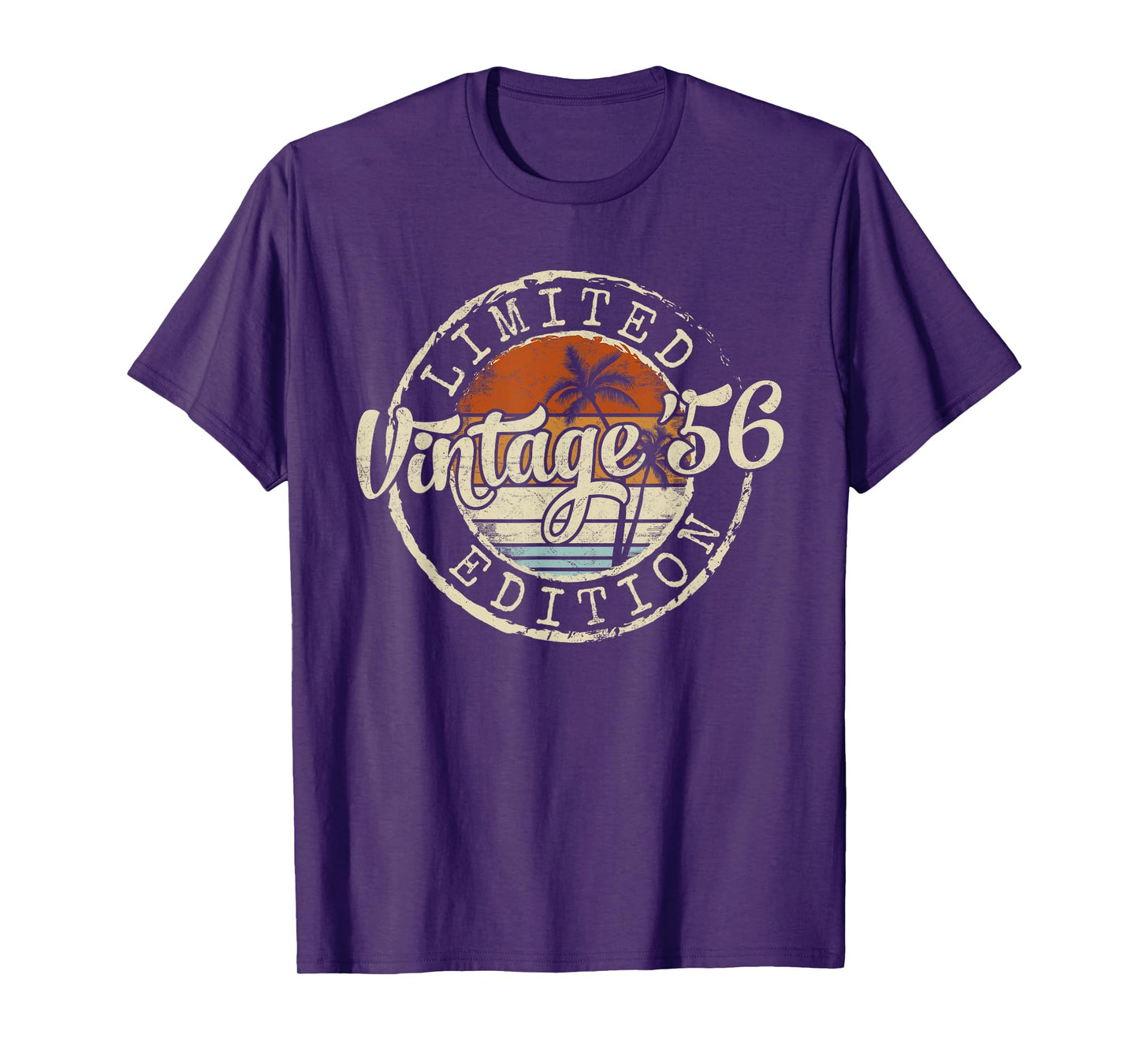 Vintage 1956 69th Birthday Gifts For Men Women 69 Year Old T-Shirt