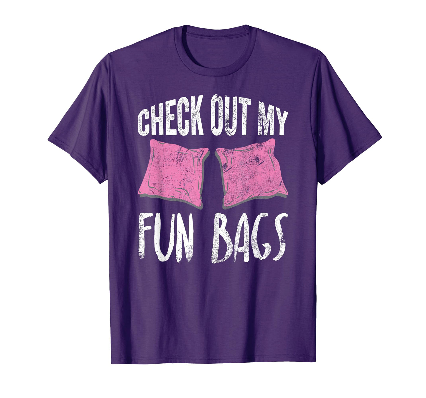 Cornhole Check out My Fun Bags Womens Team Gift T-Shirt