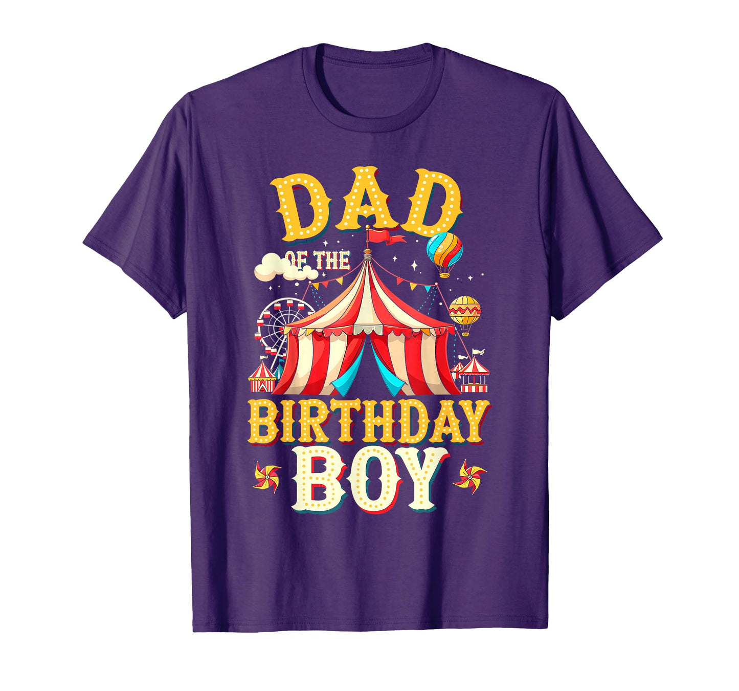 Funny Dad Of The Birthday Boy Carnival Party Family Matching T-Shirt