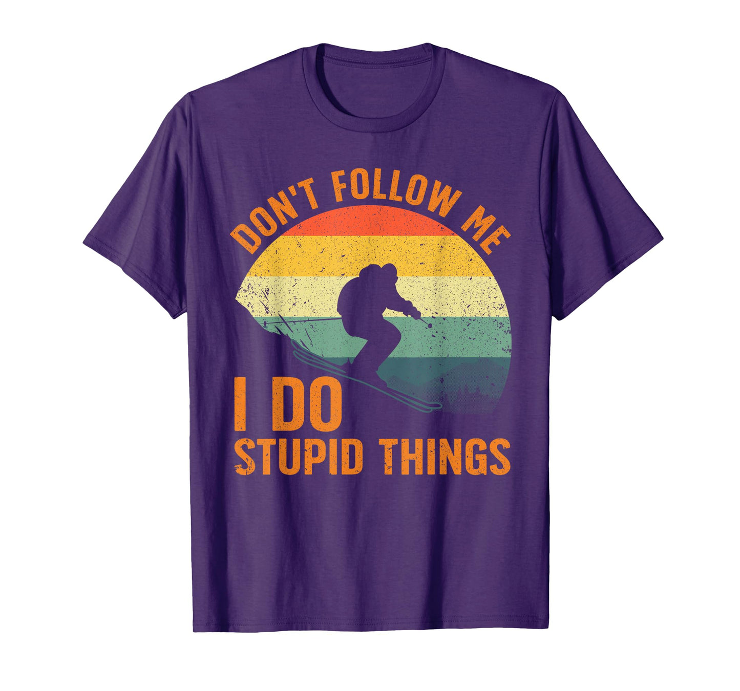 Cool Skiing Design For Men Women Snow Skier Ski Lover Skiing T-Shirt