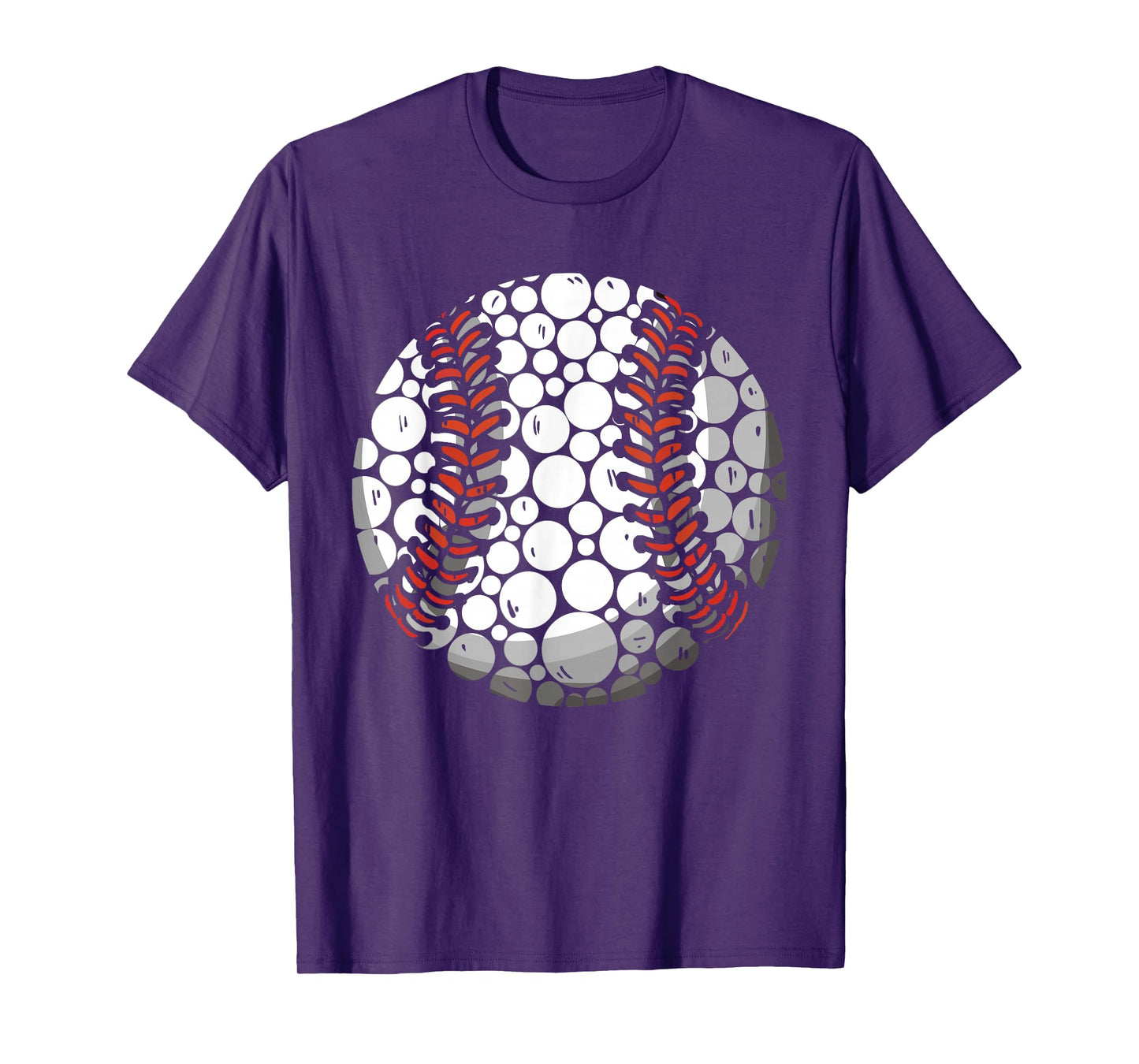 Happy Dot Day Baseball Colorful Polka Dots Boy Teen Youth T-Shirt