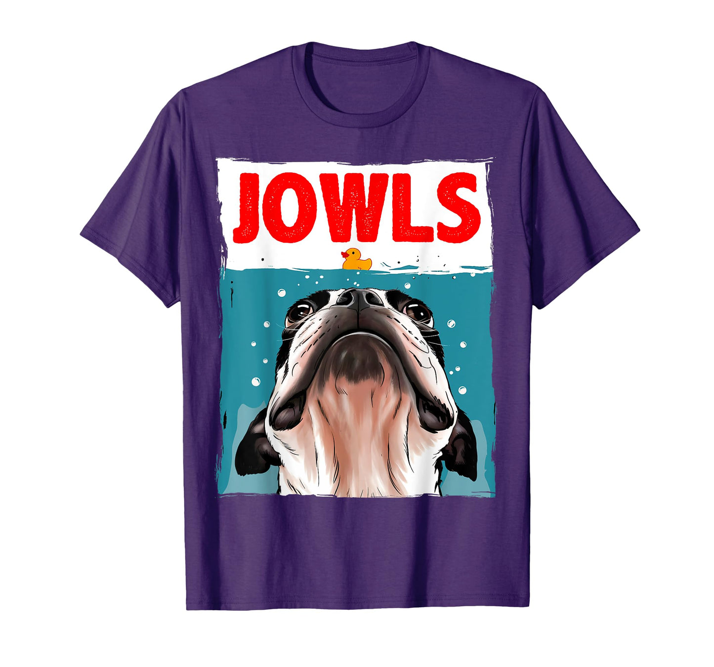Funny Boston Terrier Jowls Bostie Dog Owner Meme Lover T-Shirt