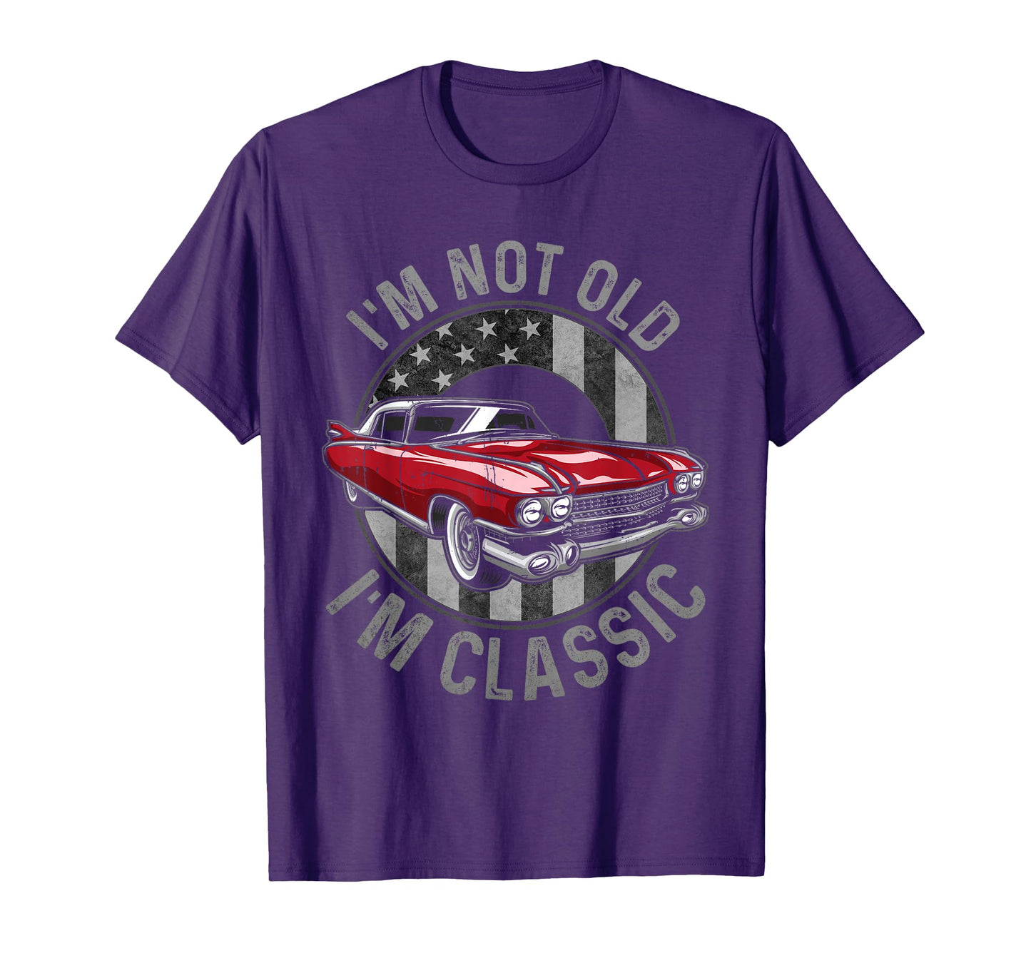 I'm Not Old I'm Classic Red, Classic Red Car for Men Womens T-Shirt